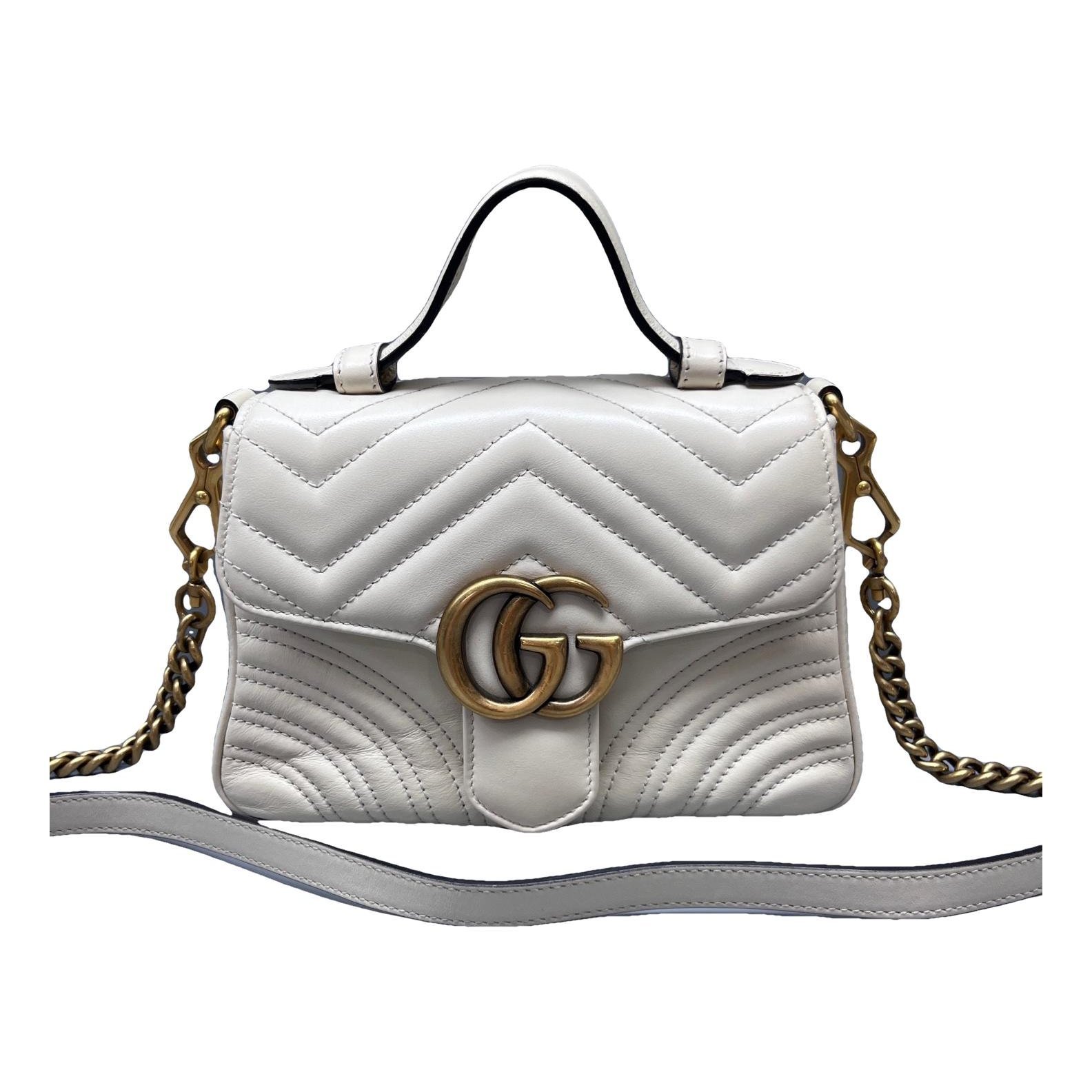 GG Marmont Flap leather handbag