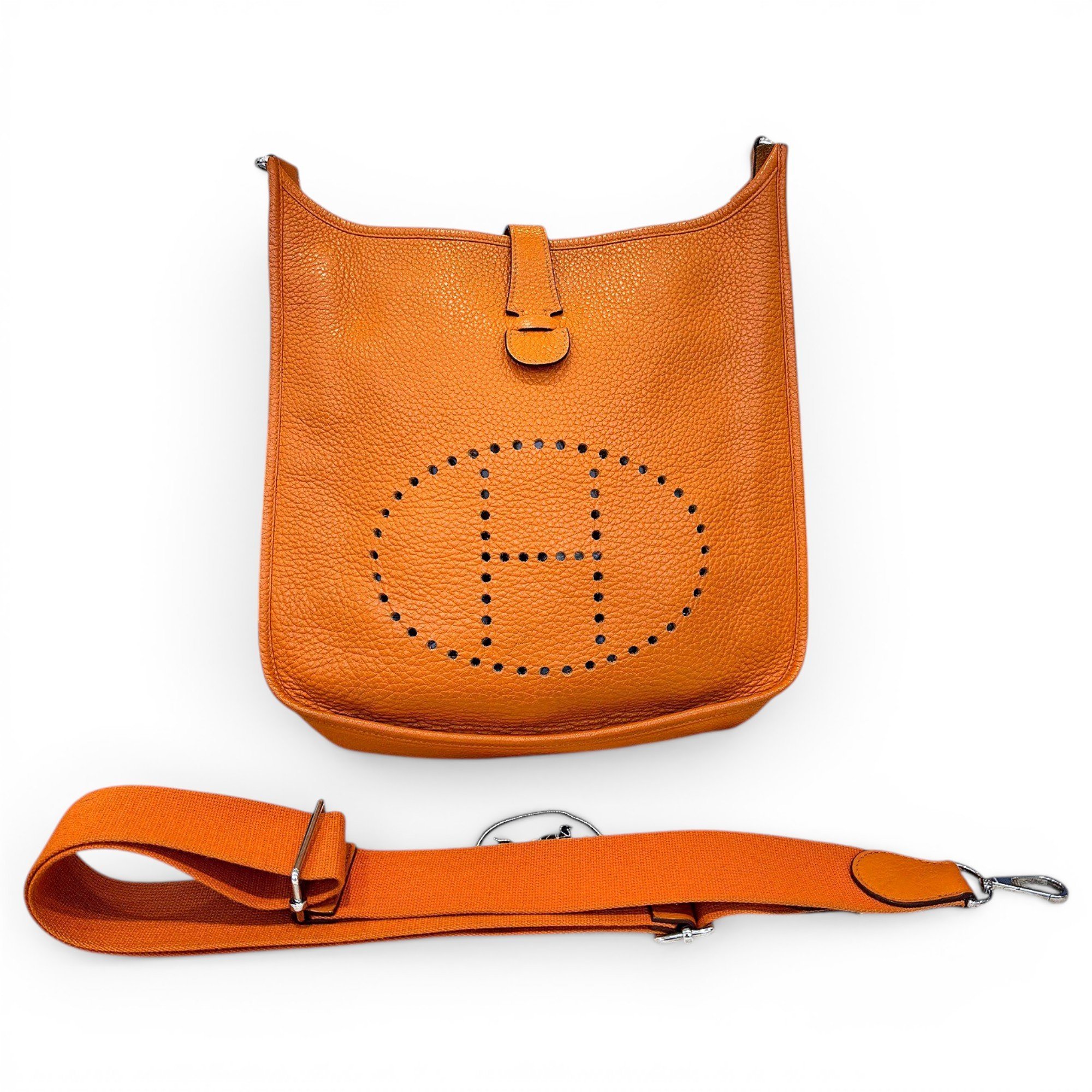 Evelyne leather crossbody bag
