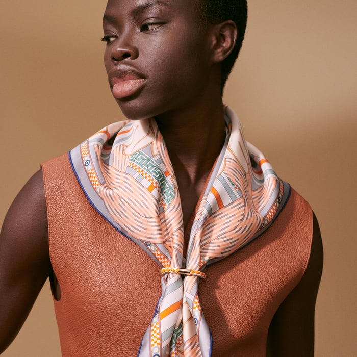 Chaine d'Ancre Tressee Scarf 90 Ring