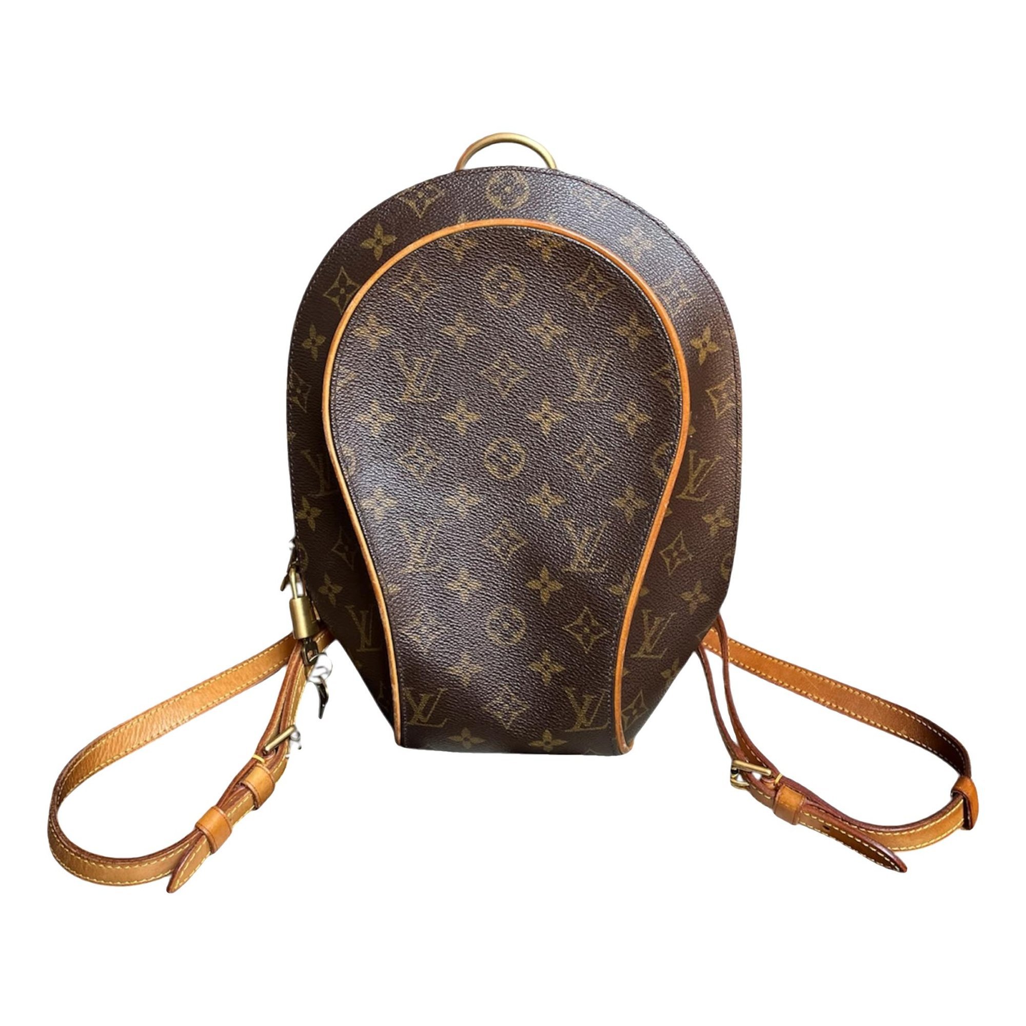 Ellipse leather backpack