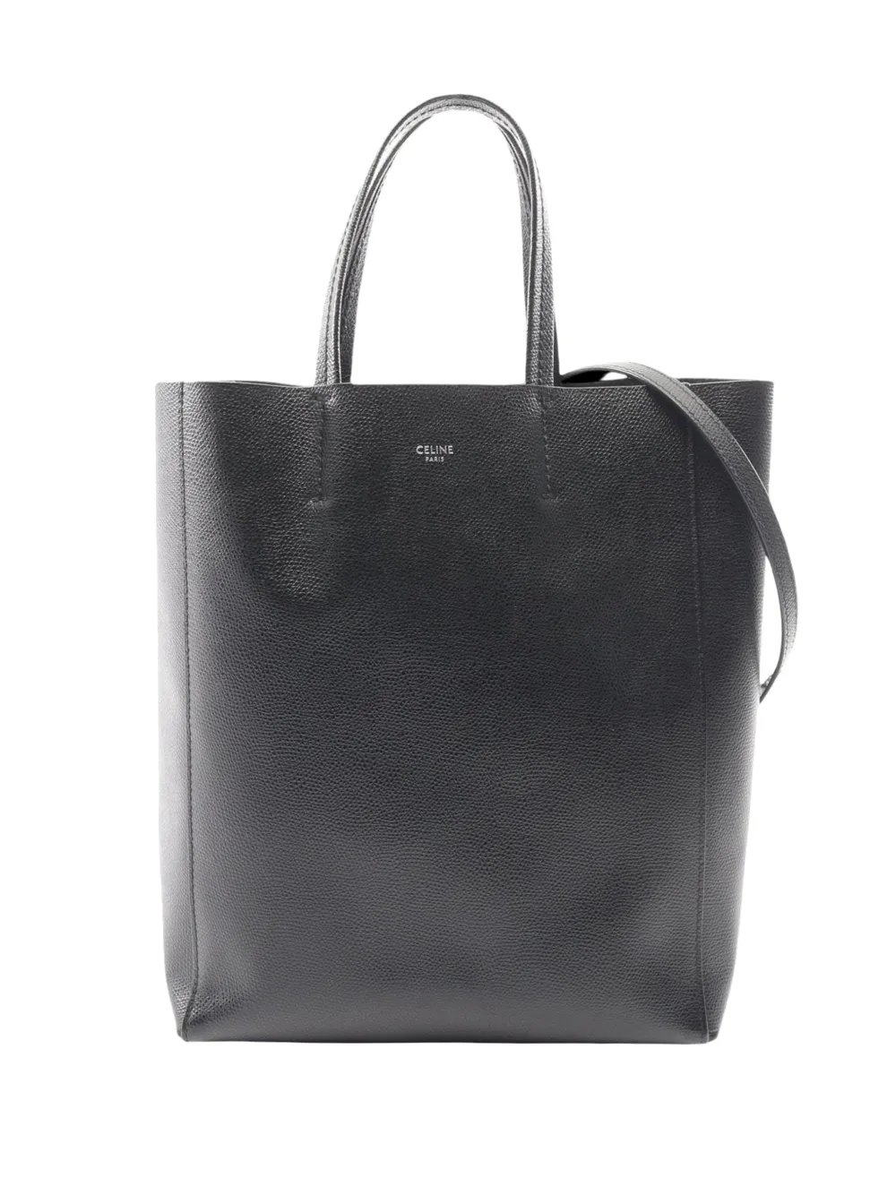 2010-2026 Small Grained Calfskin Vertical Cabas satchel
