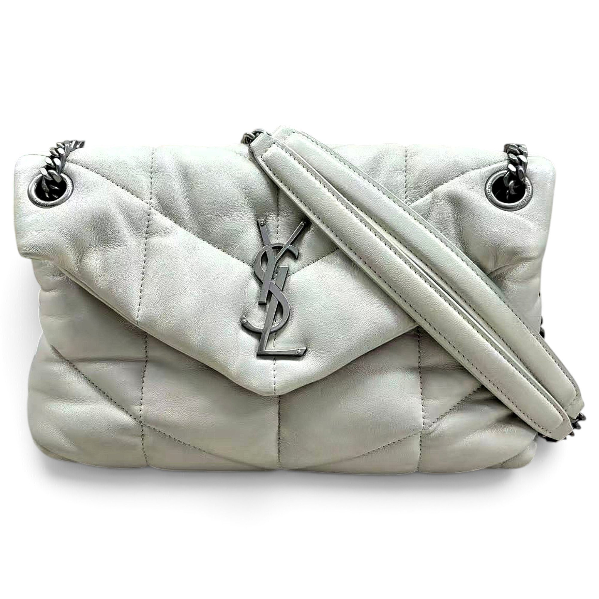 Loulou Puffer leather crossbody bag