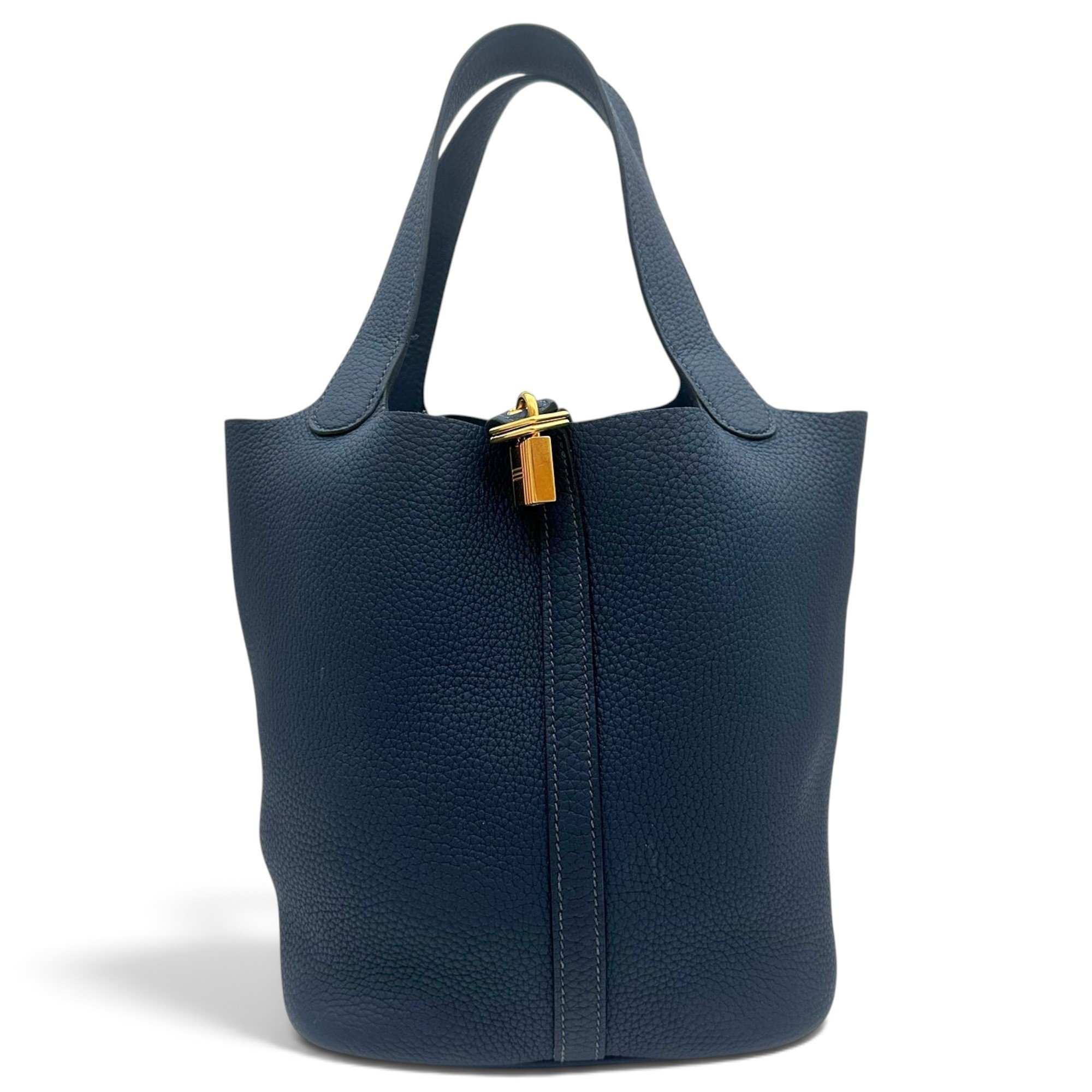 Picotin leather handbag