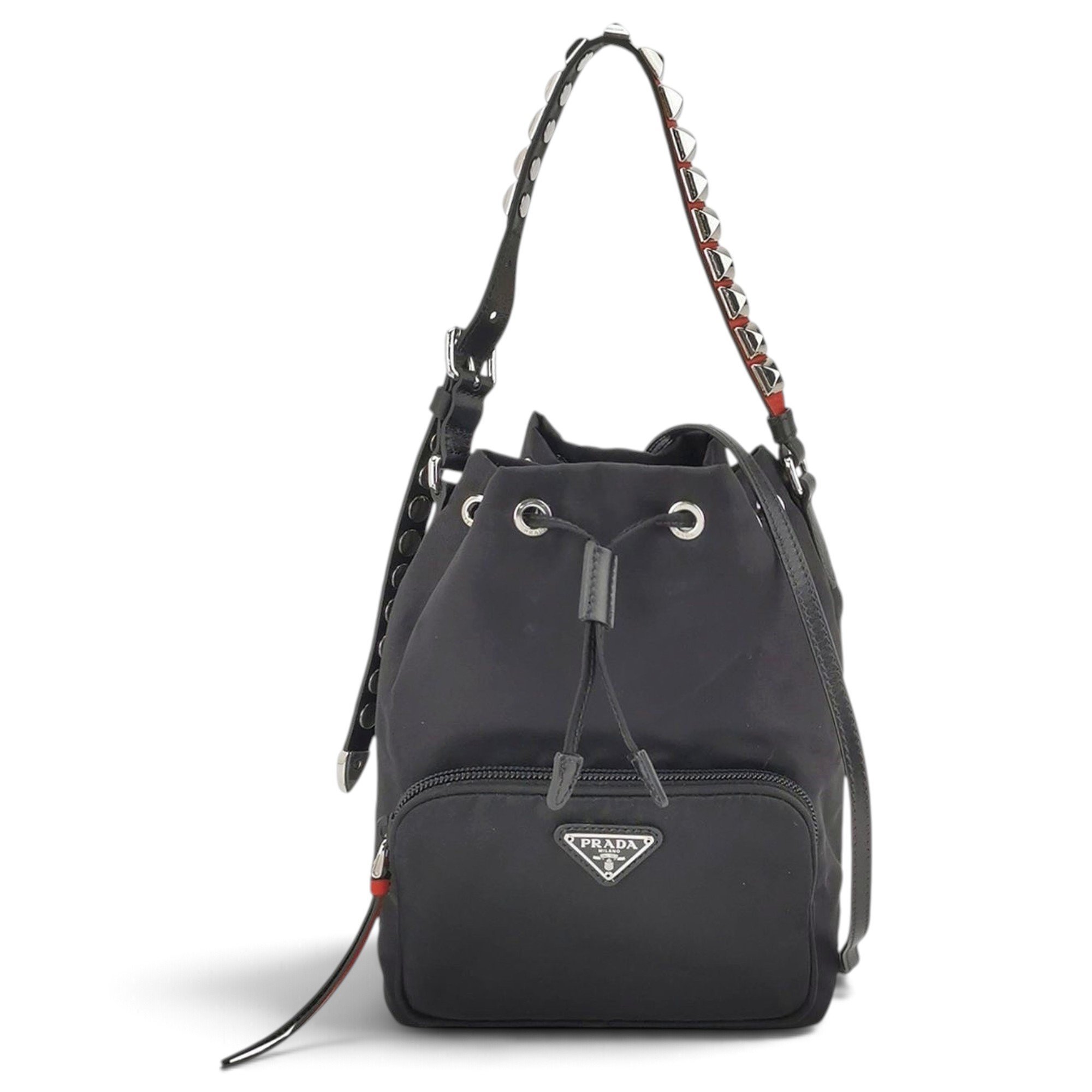 Prada Duet leather handbag