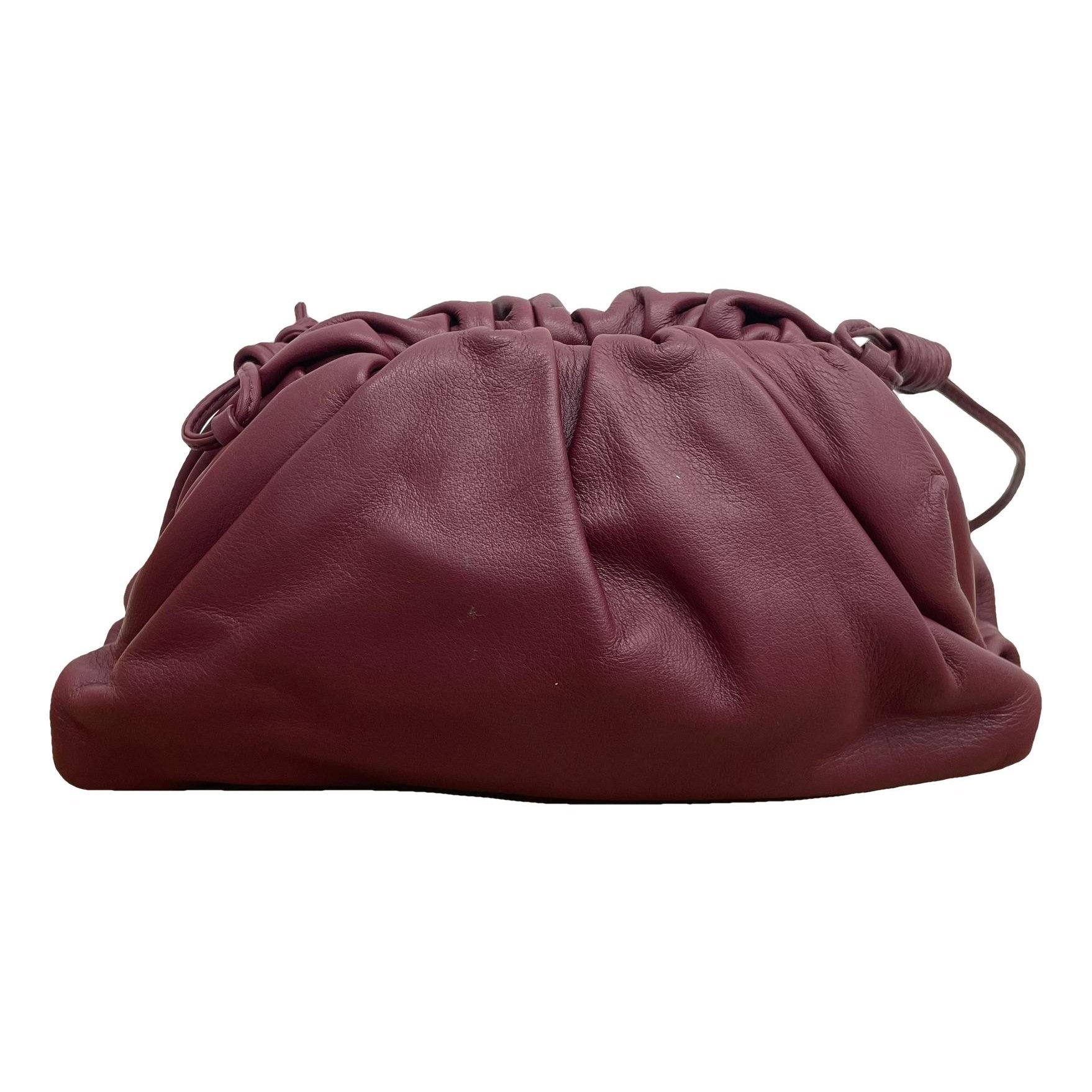 Pouch leather handbag