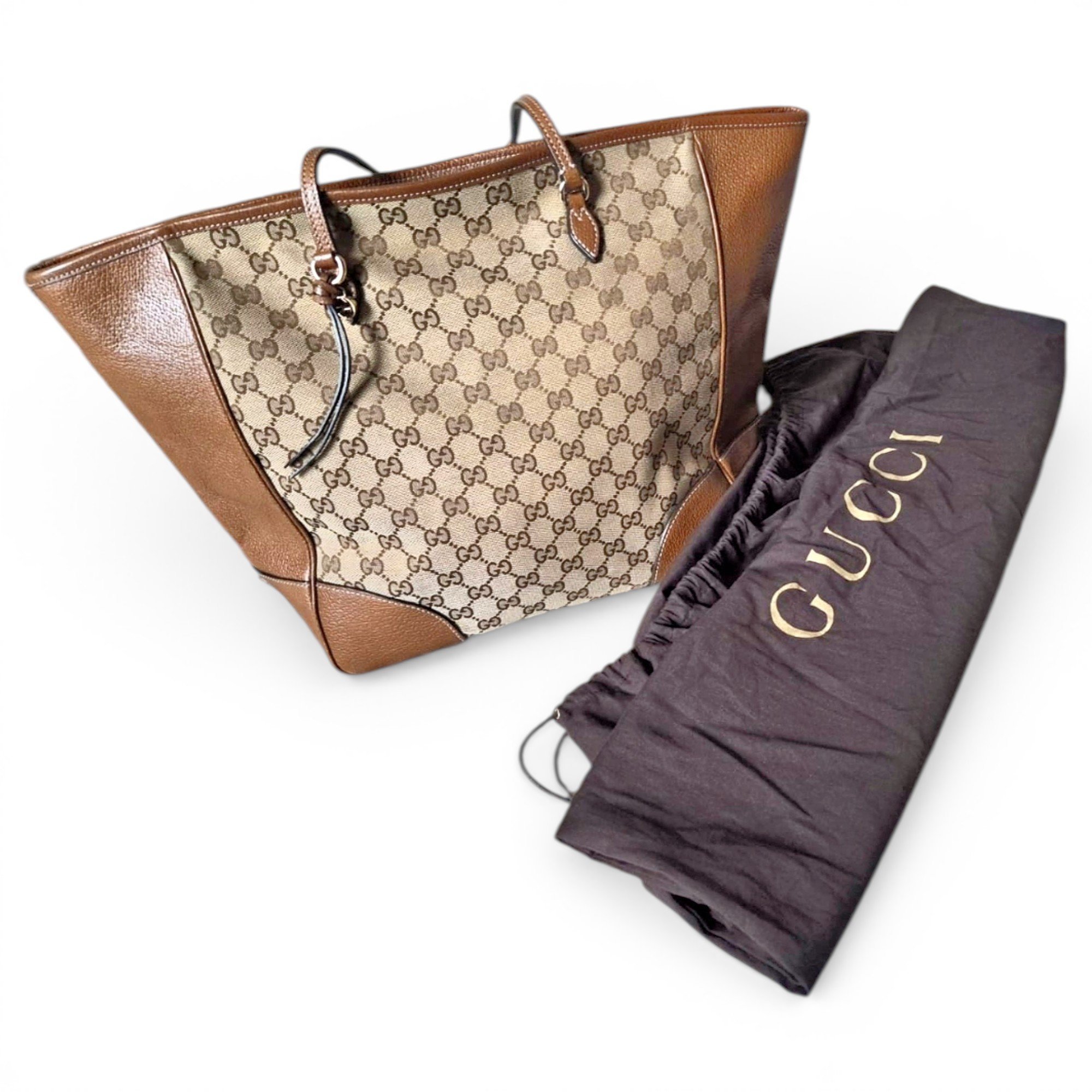Leather tote