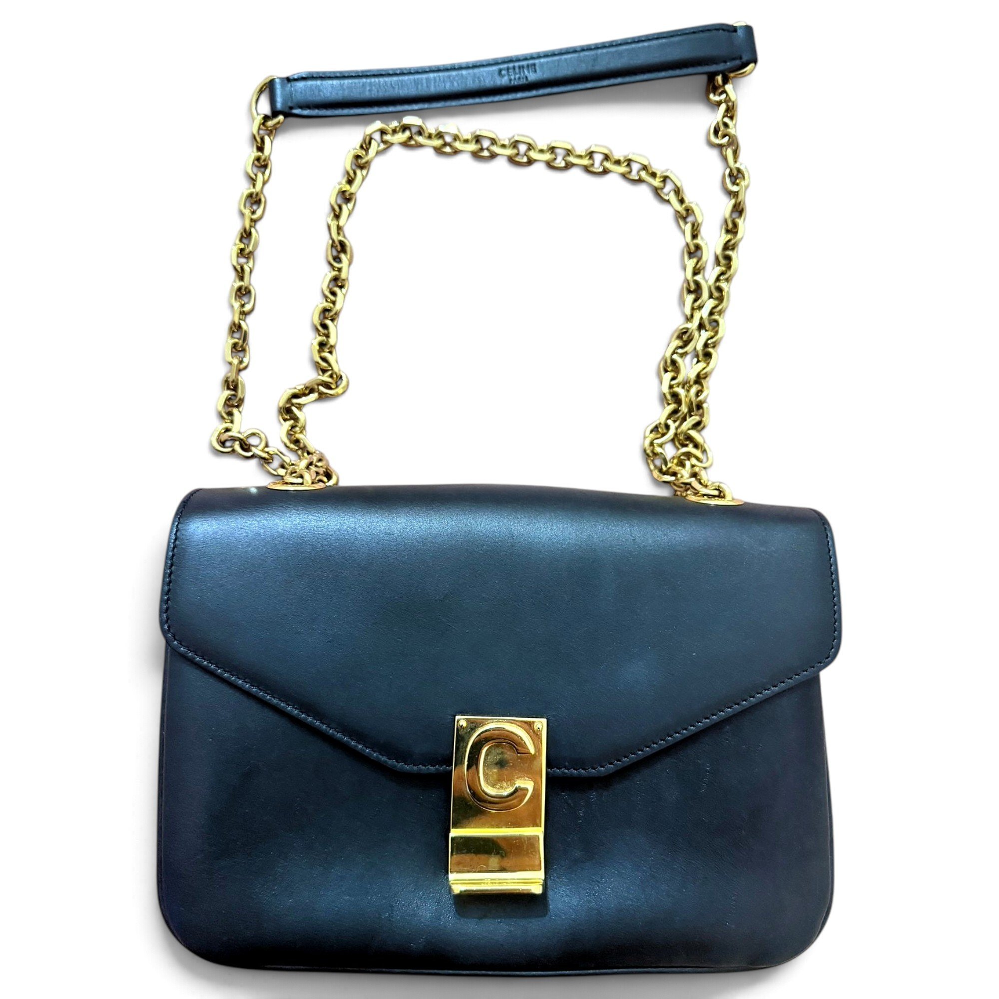 Celine C bag leather handbag