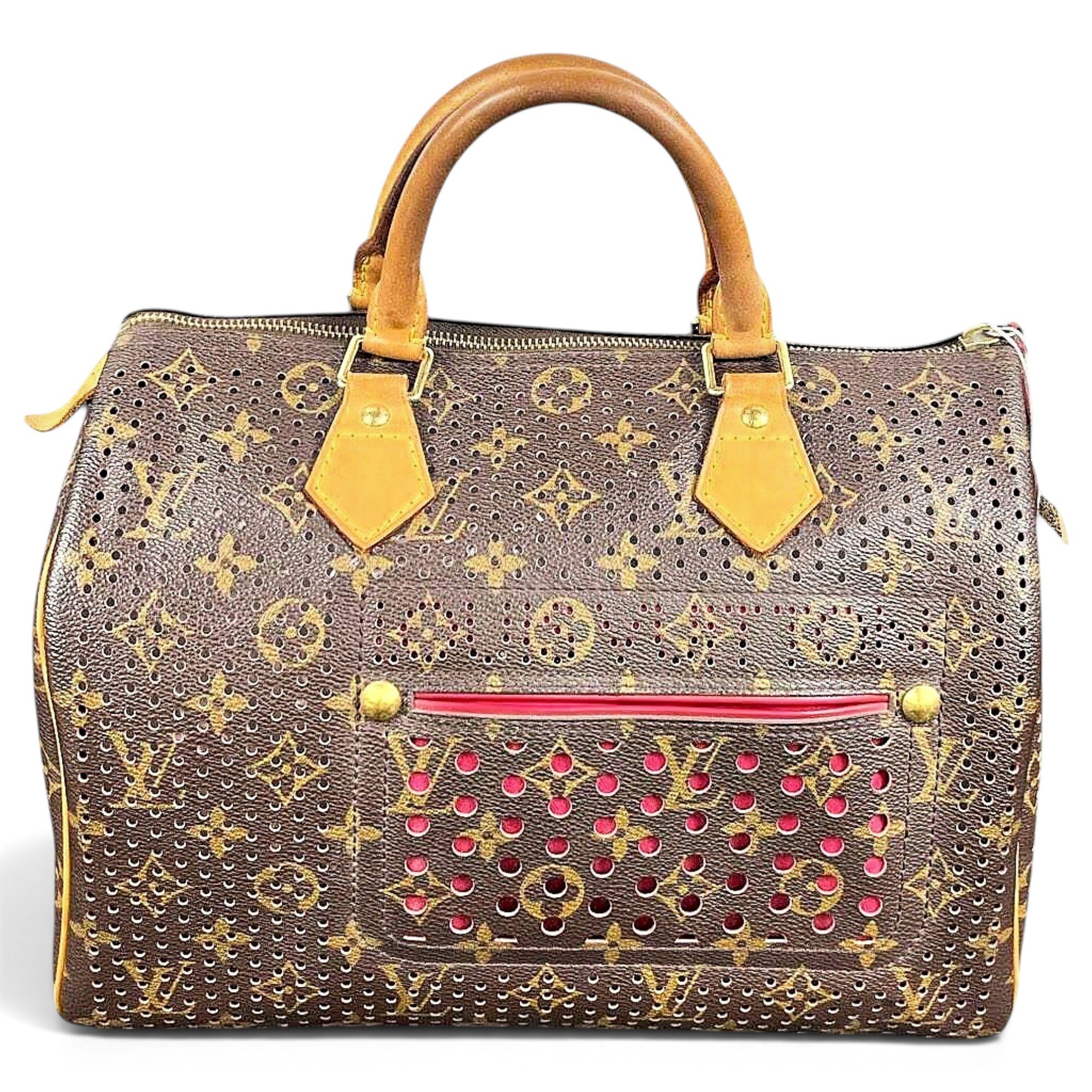 Speedy leather handbag