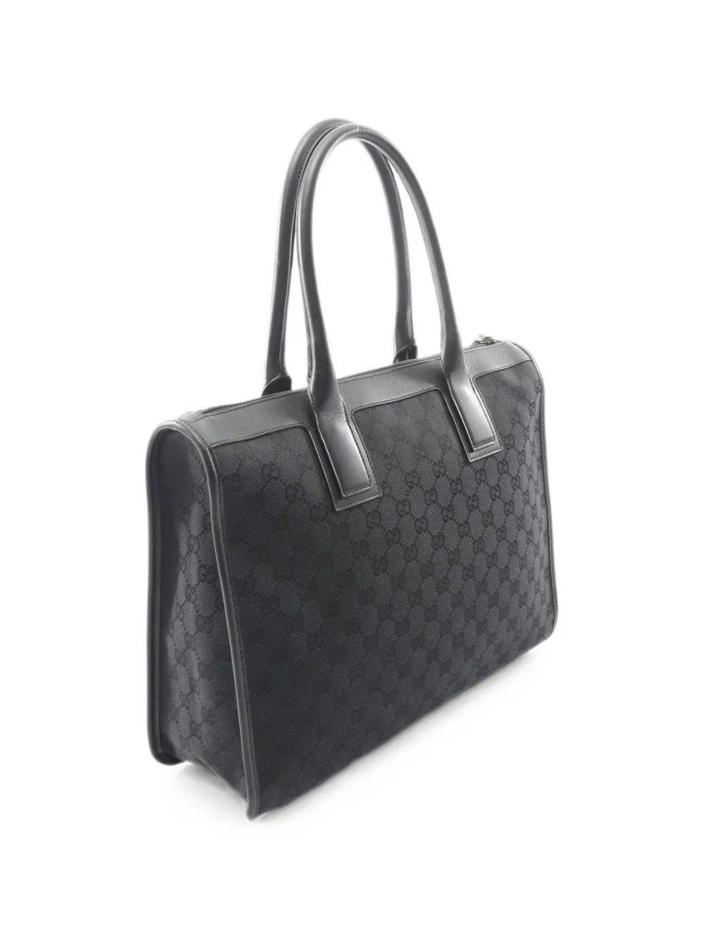 2000s GG canvas tote bag