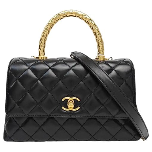 Coco Handle leather handbag