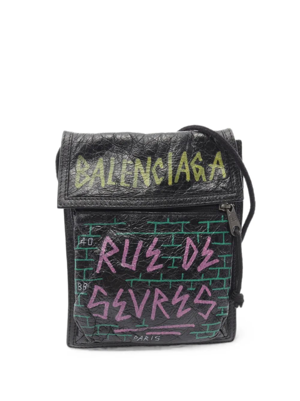 2010s Explorer graffiti shoulder bag