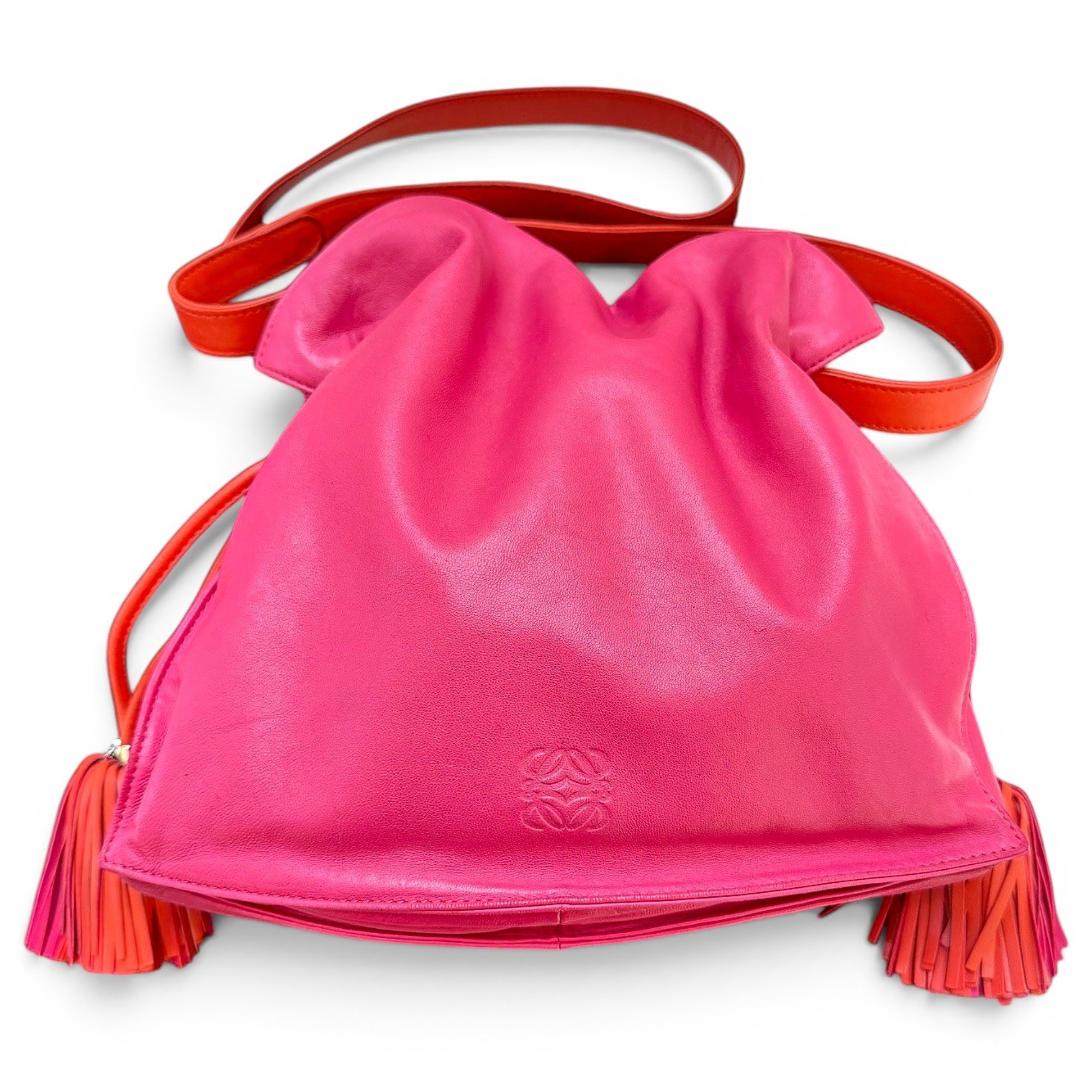 Flamenco leather handbag