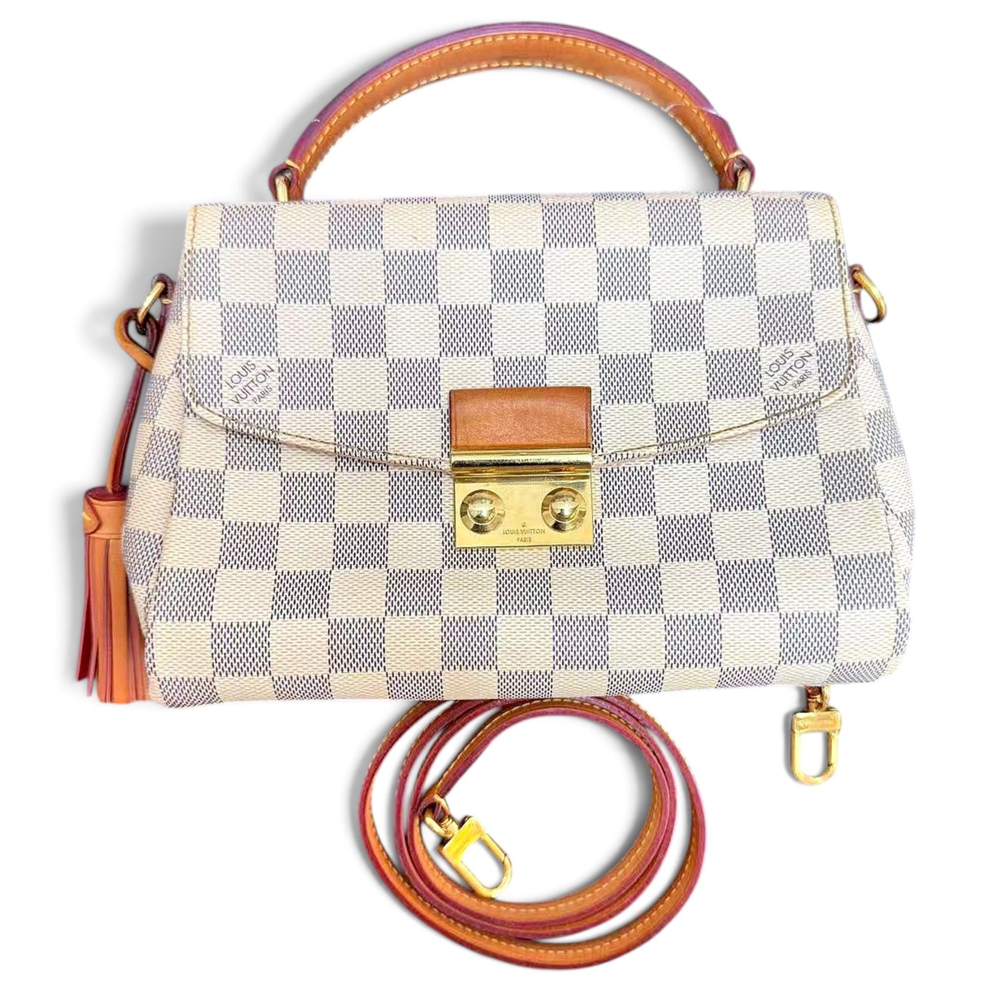 Croisette leather handbag