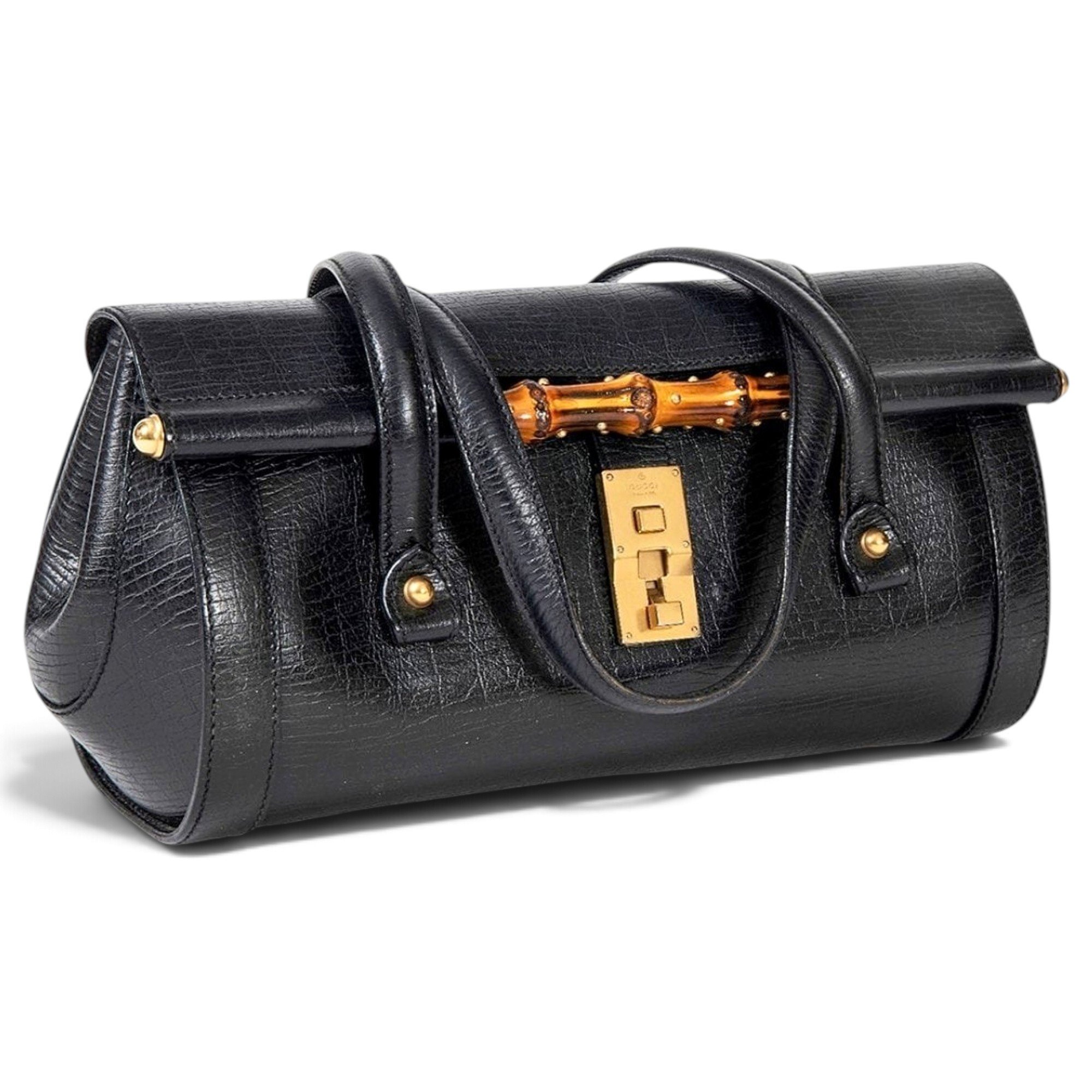 Bamboo Bullet leather handbag