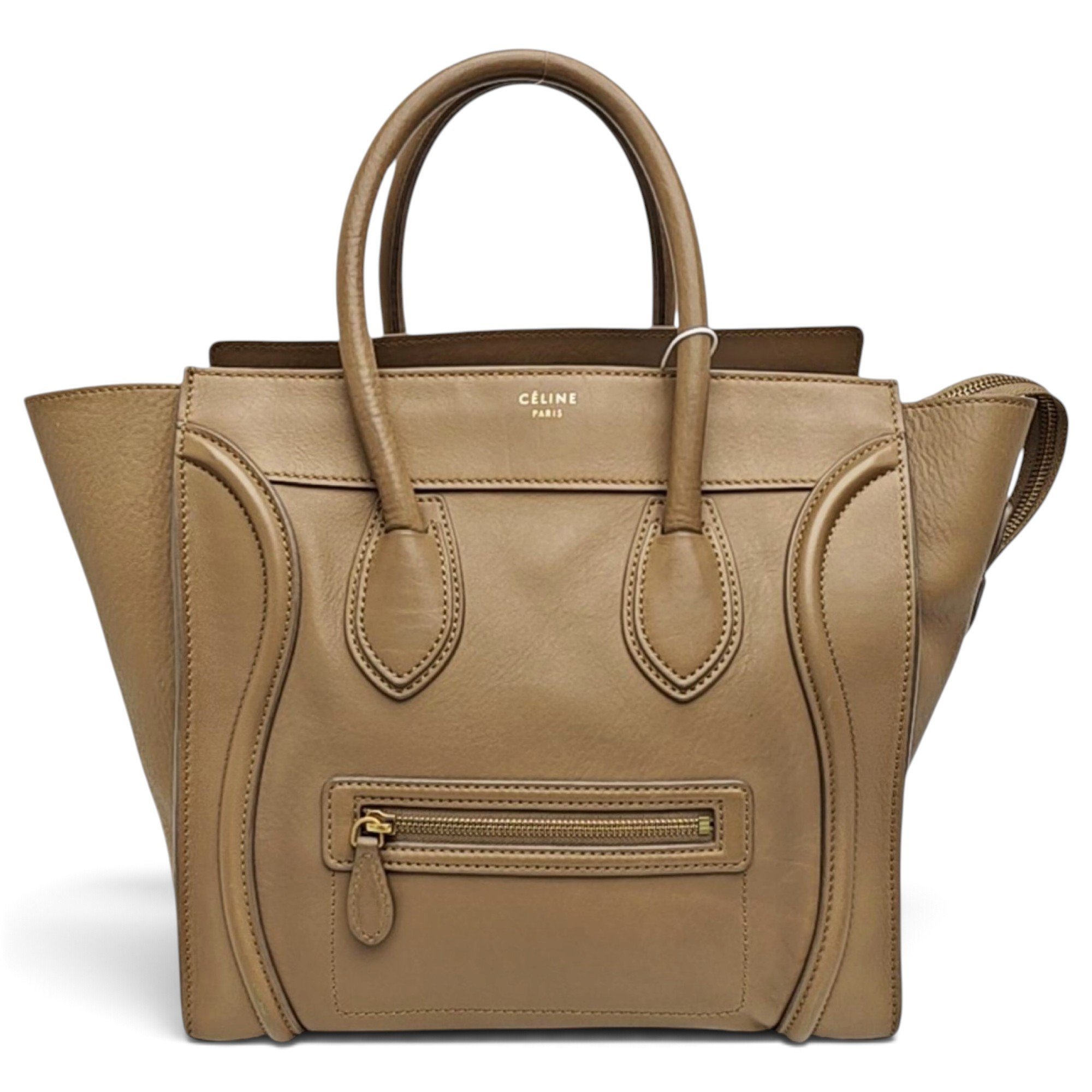 Luggage leather handbag