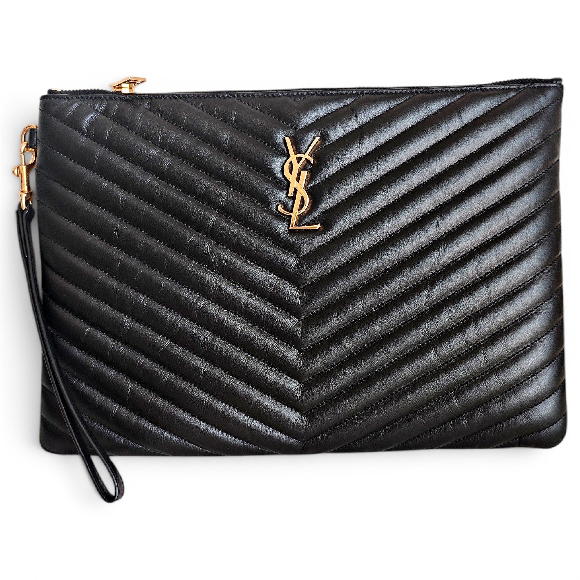 New Jolie leather clutch bag