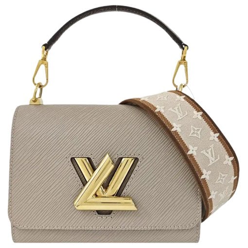 Twist leather crossbody bag