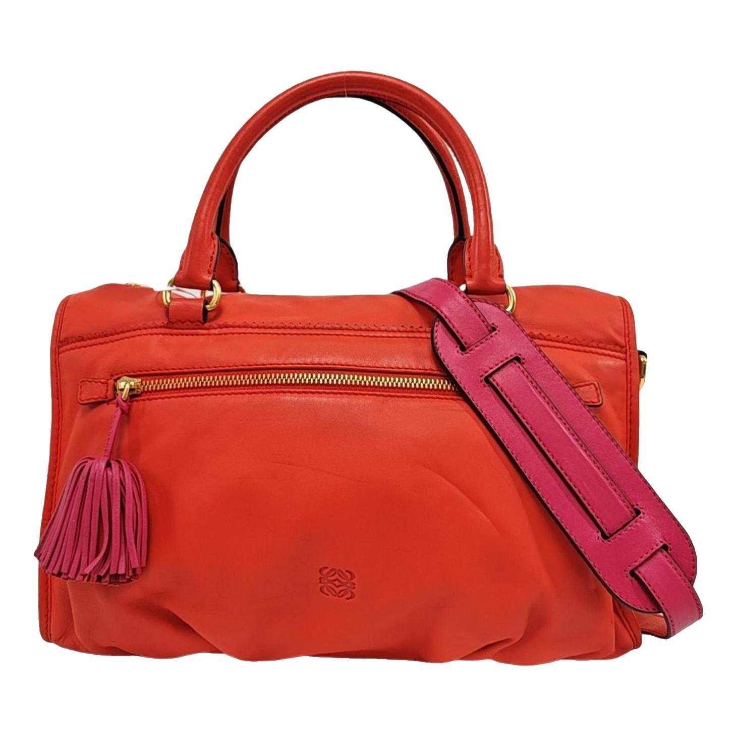 Leather handbag