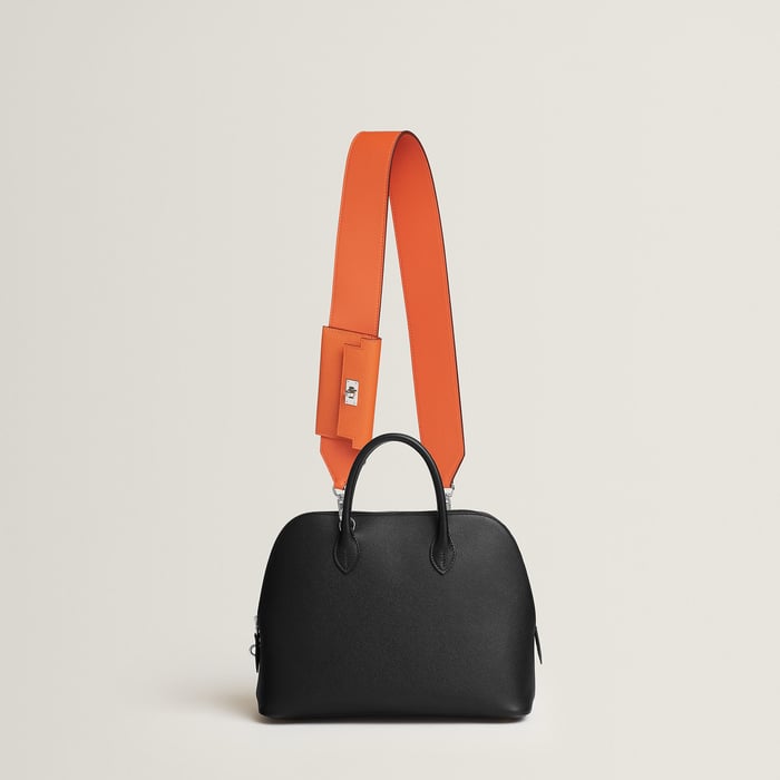Orange Kelly Pocket Bag Strap 50 MM