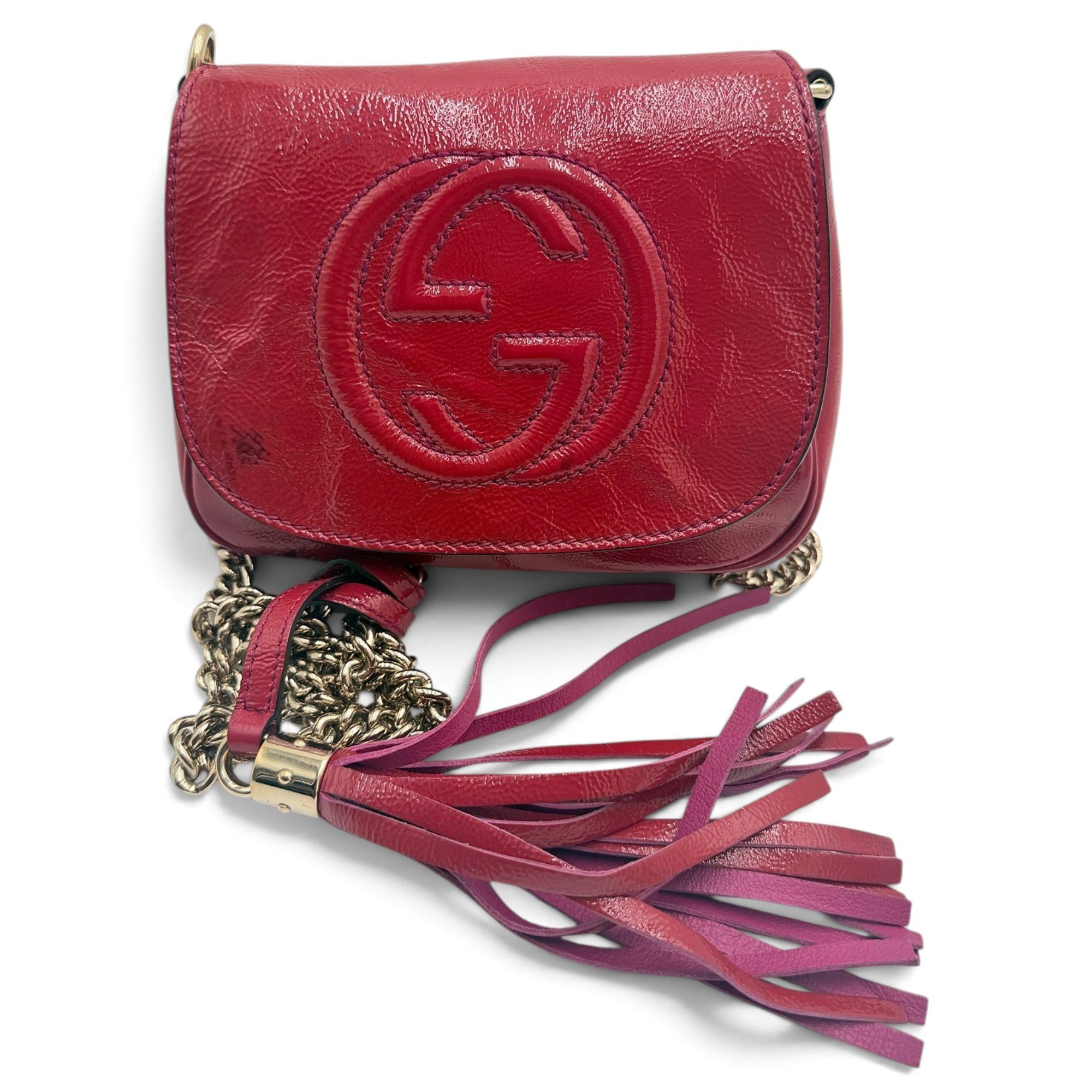 Soho patent leather crossbody bag