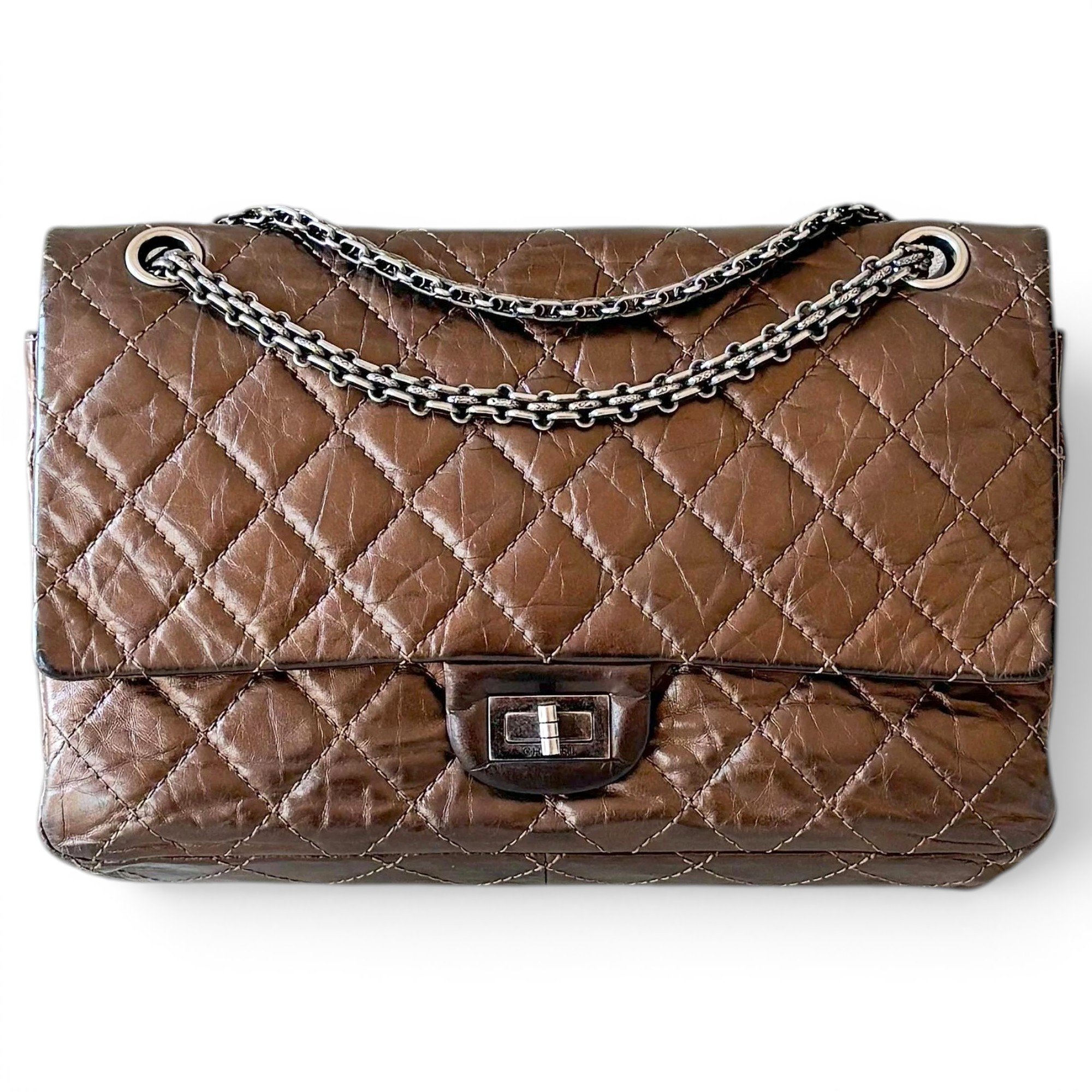 2.55 leather handbag