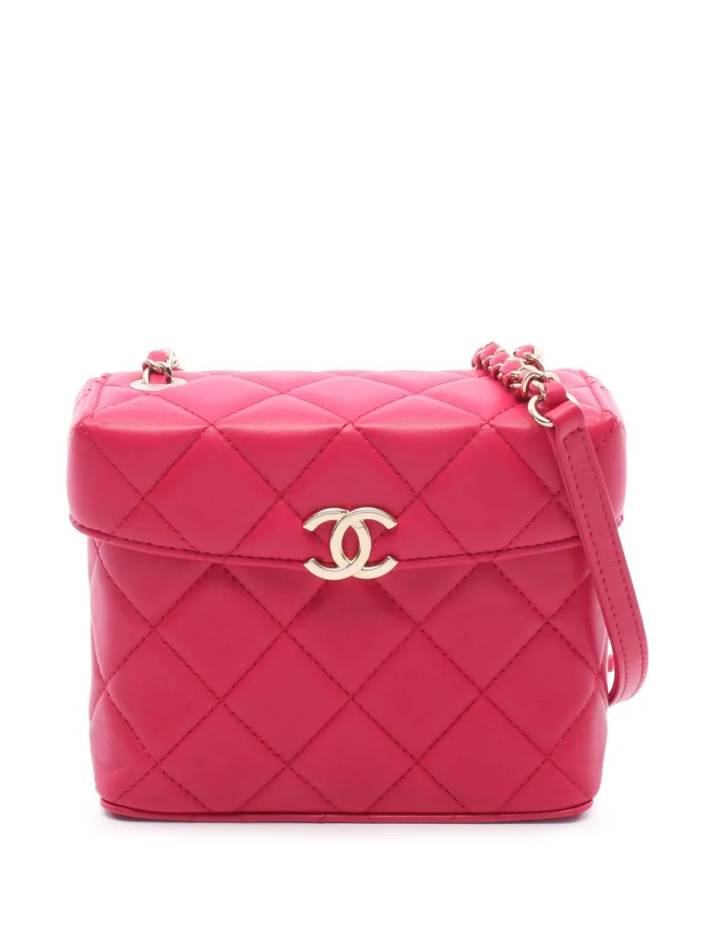 2021-2026 Small CC Quilted Lambskin Secret Box Bag crossbody bag