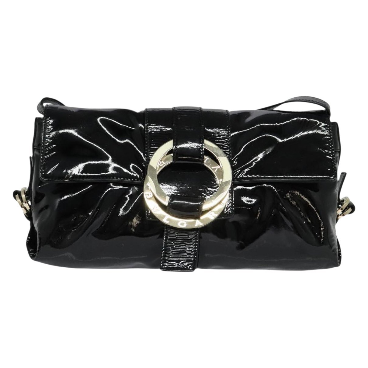 Chandra patent leather handbag