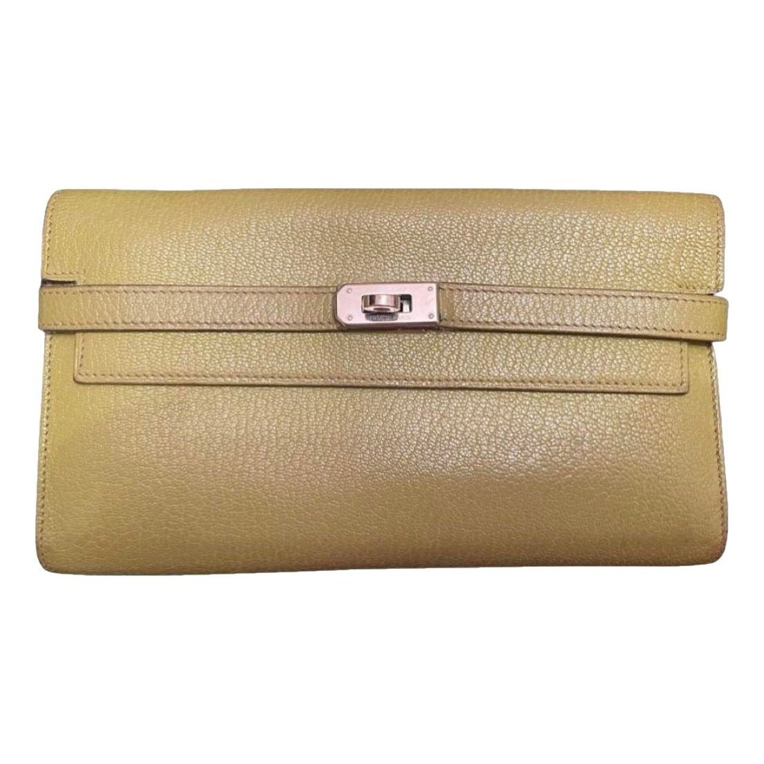 Kelly to go leather clutch bag