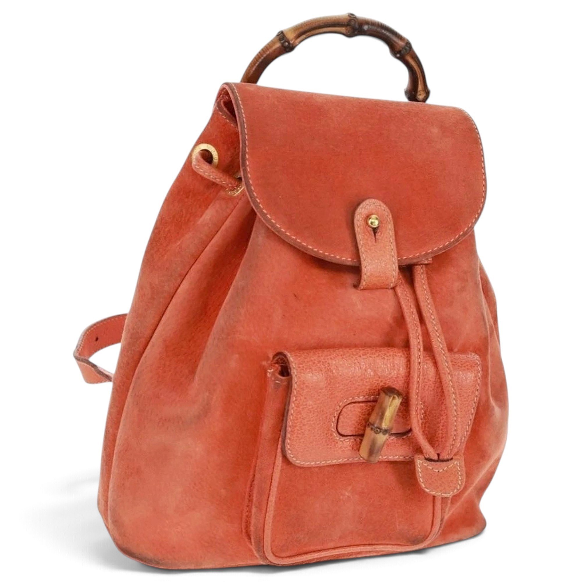 Bamboo Tassel Oval backpack