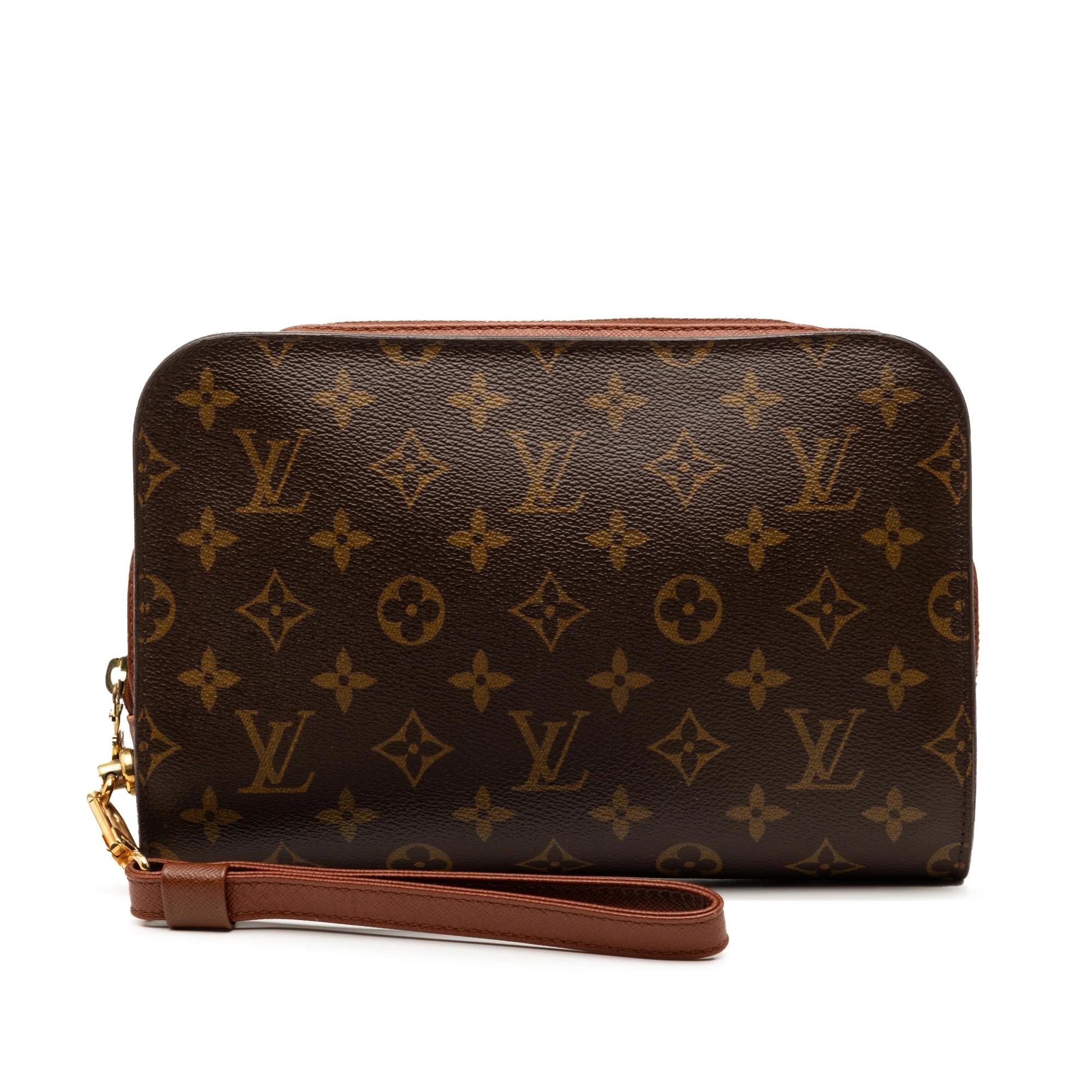 Louis Vuitton Orsay leather clutch bag
