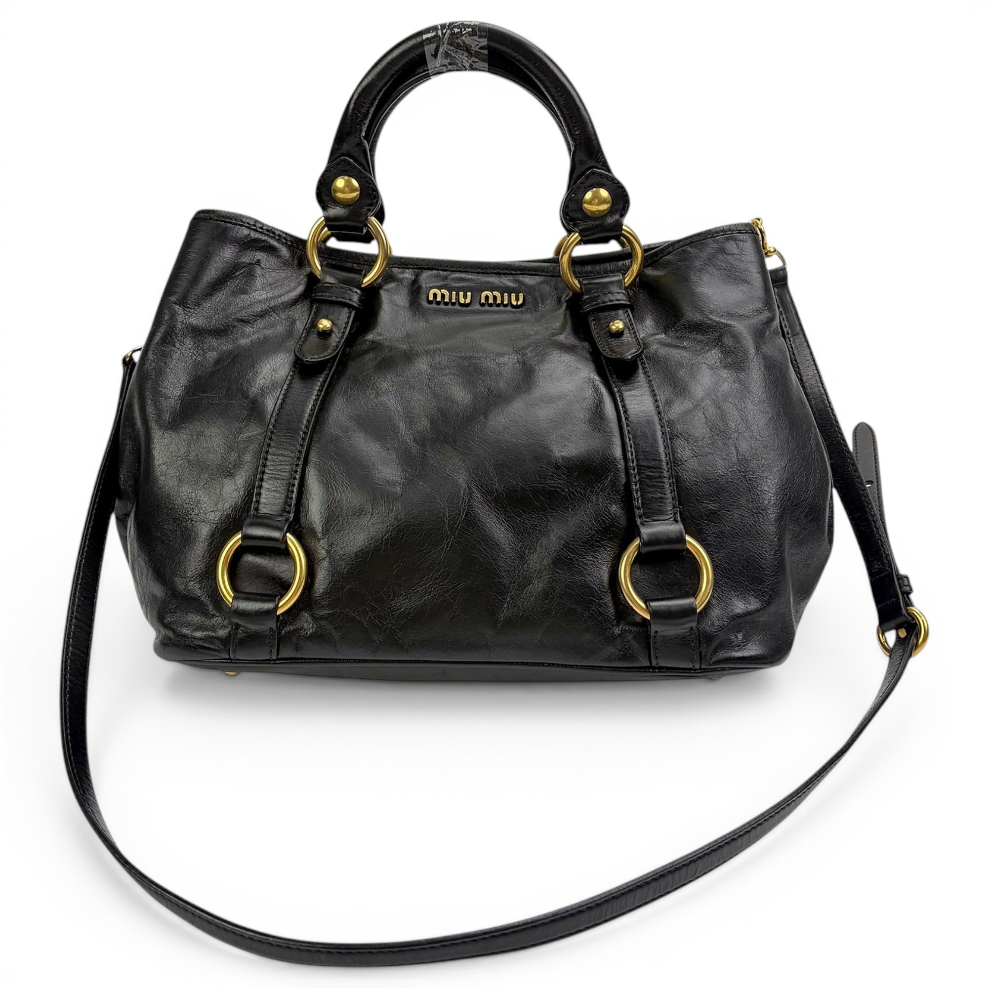 Vitello leather handbag