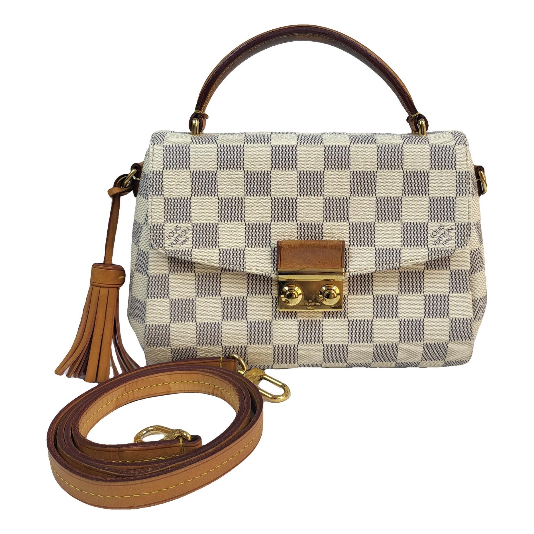 Croisette leather handbag