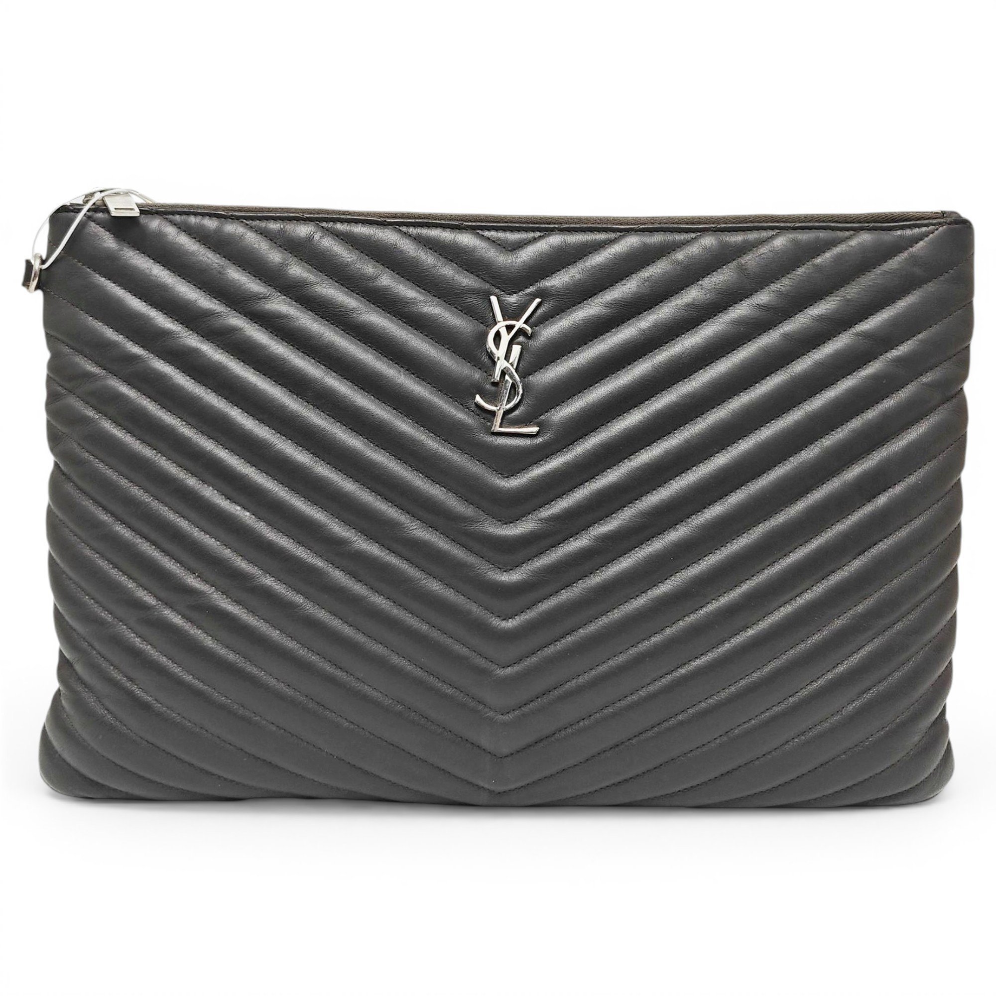 Cassandre leather clutch bag