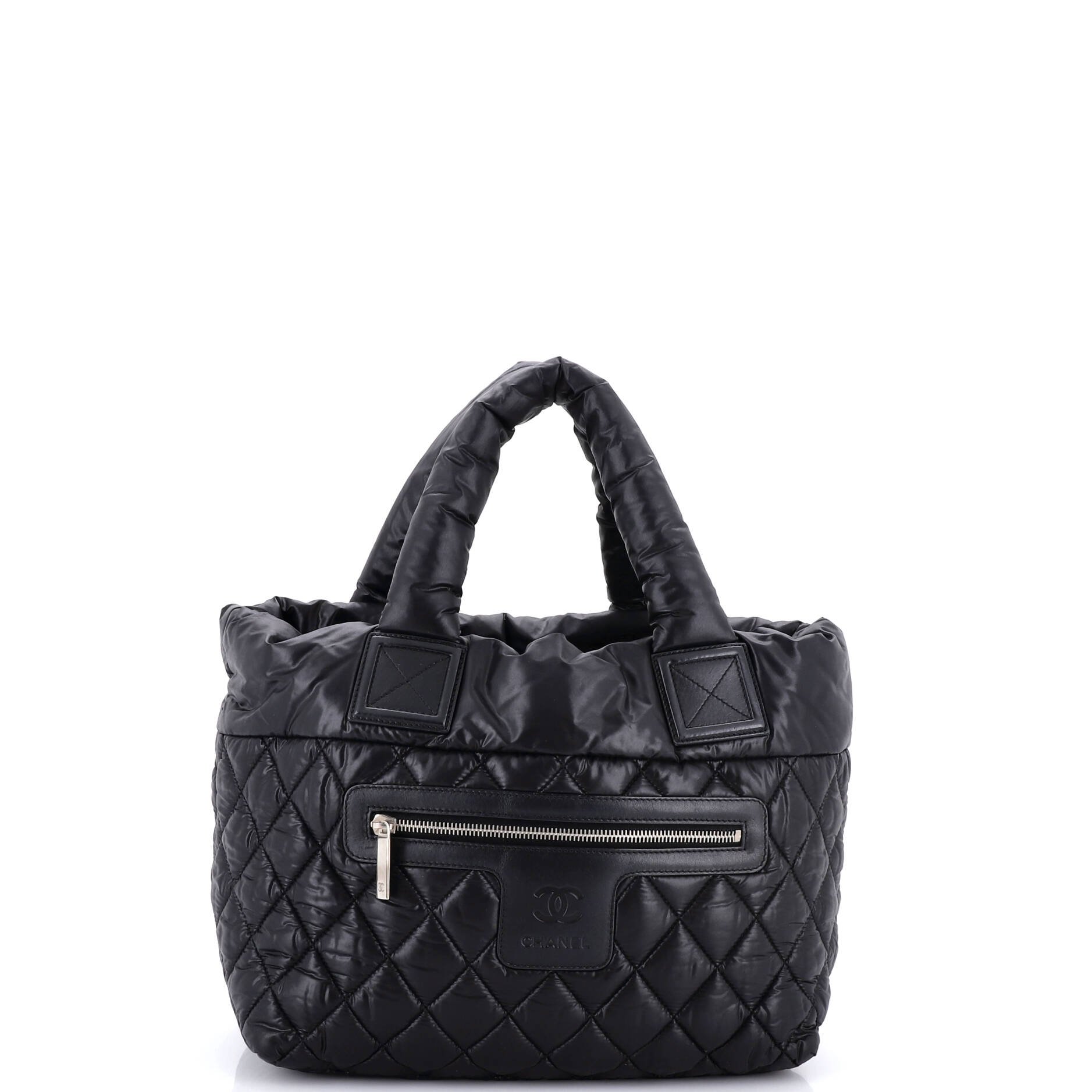 Coco Cocoon Reversible Tote Quilted Nylon Small