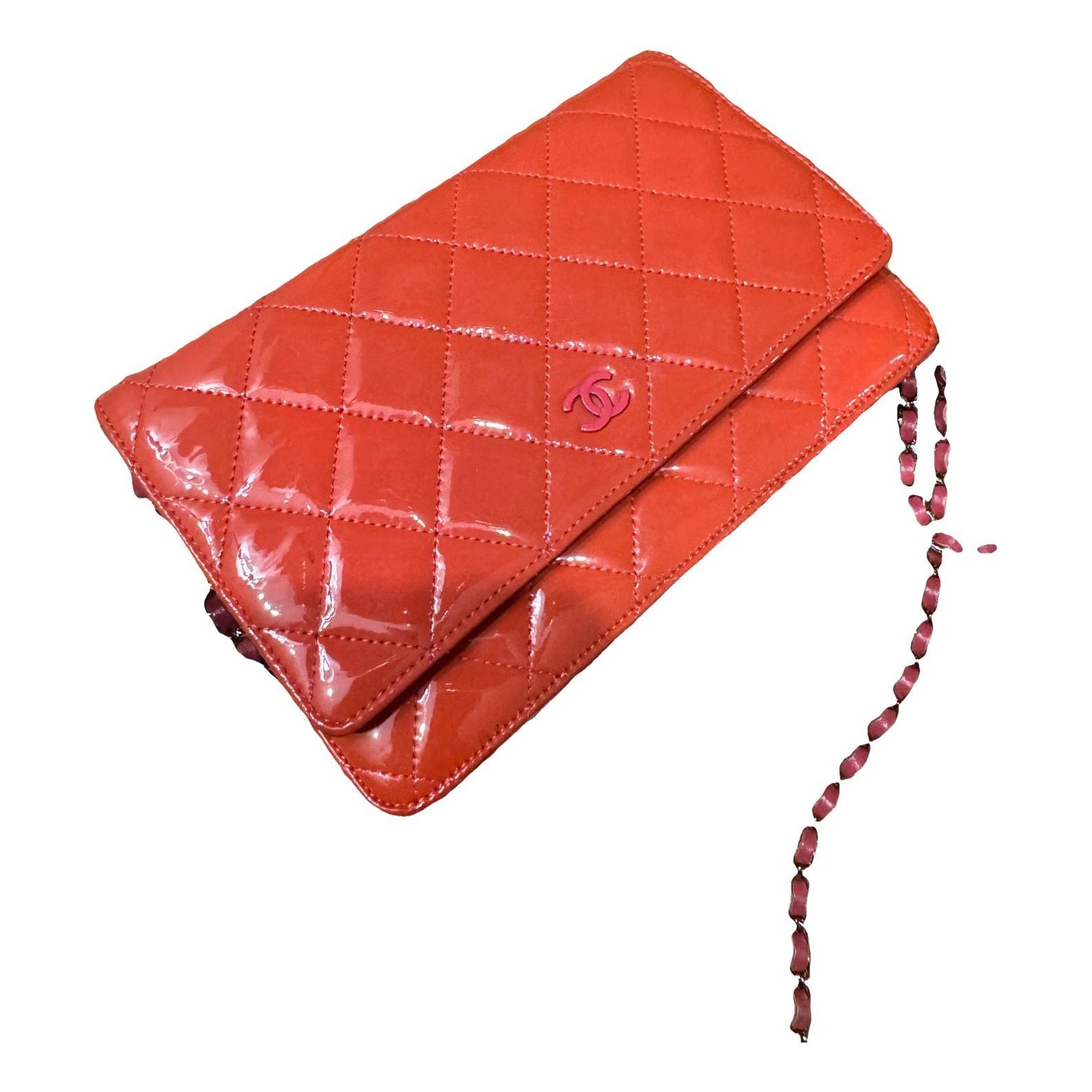 Wallet On Chain Timeless/Classique leather crossbody bag
