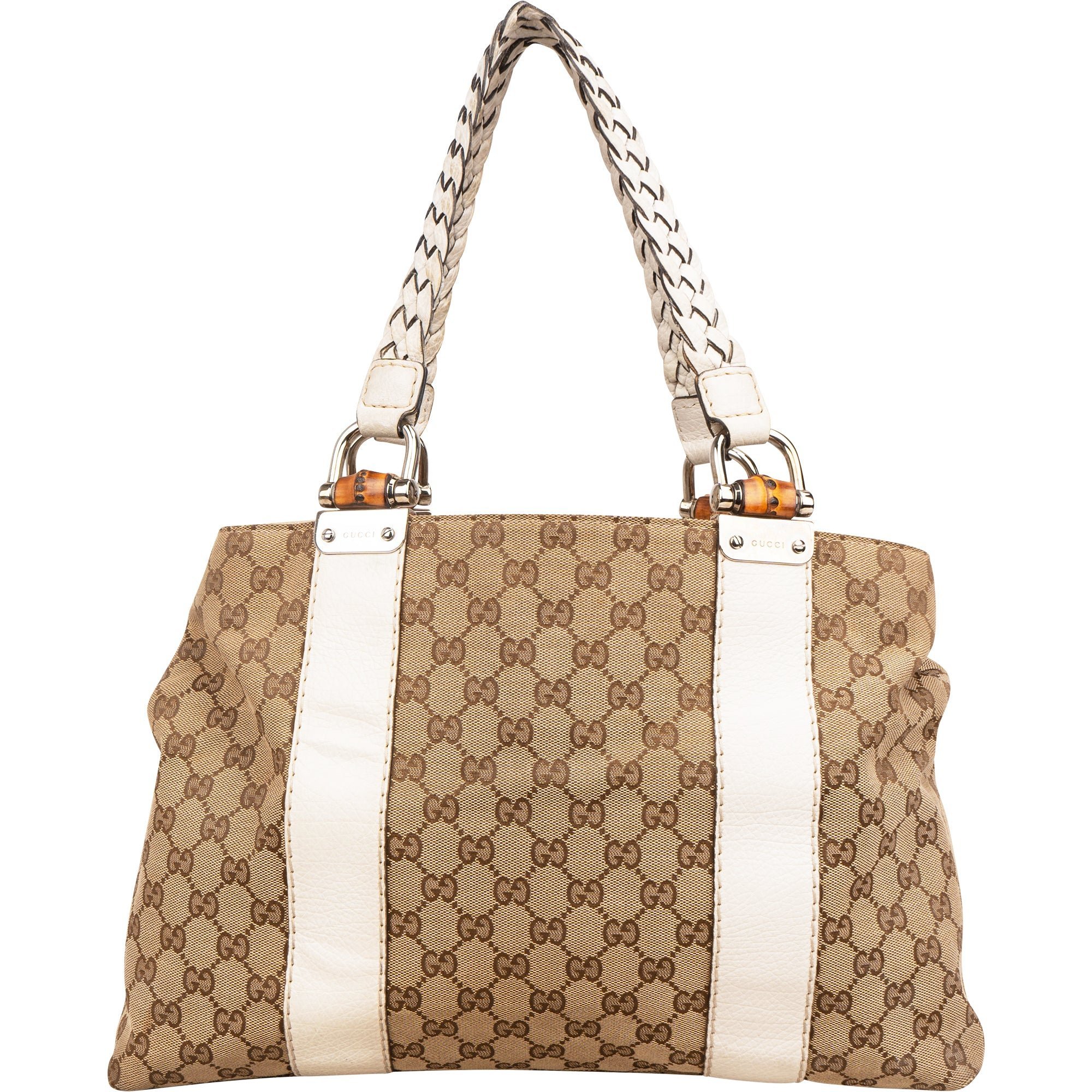 Bamboo leather handbag