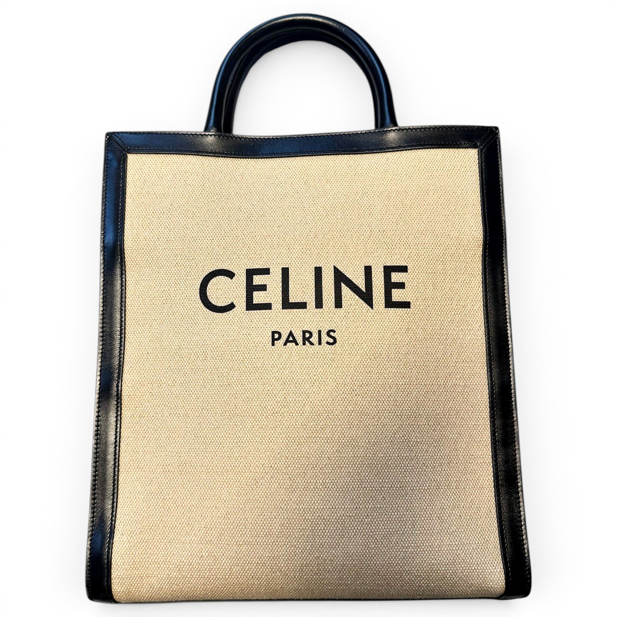 Cabas leather tote
