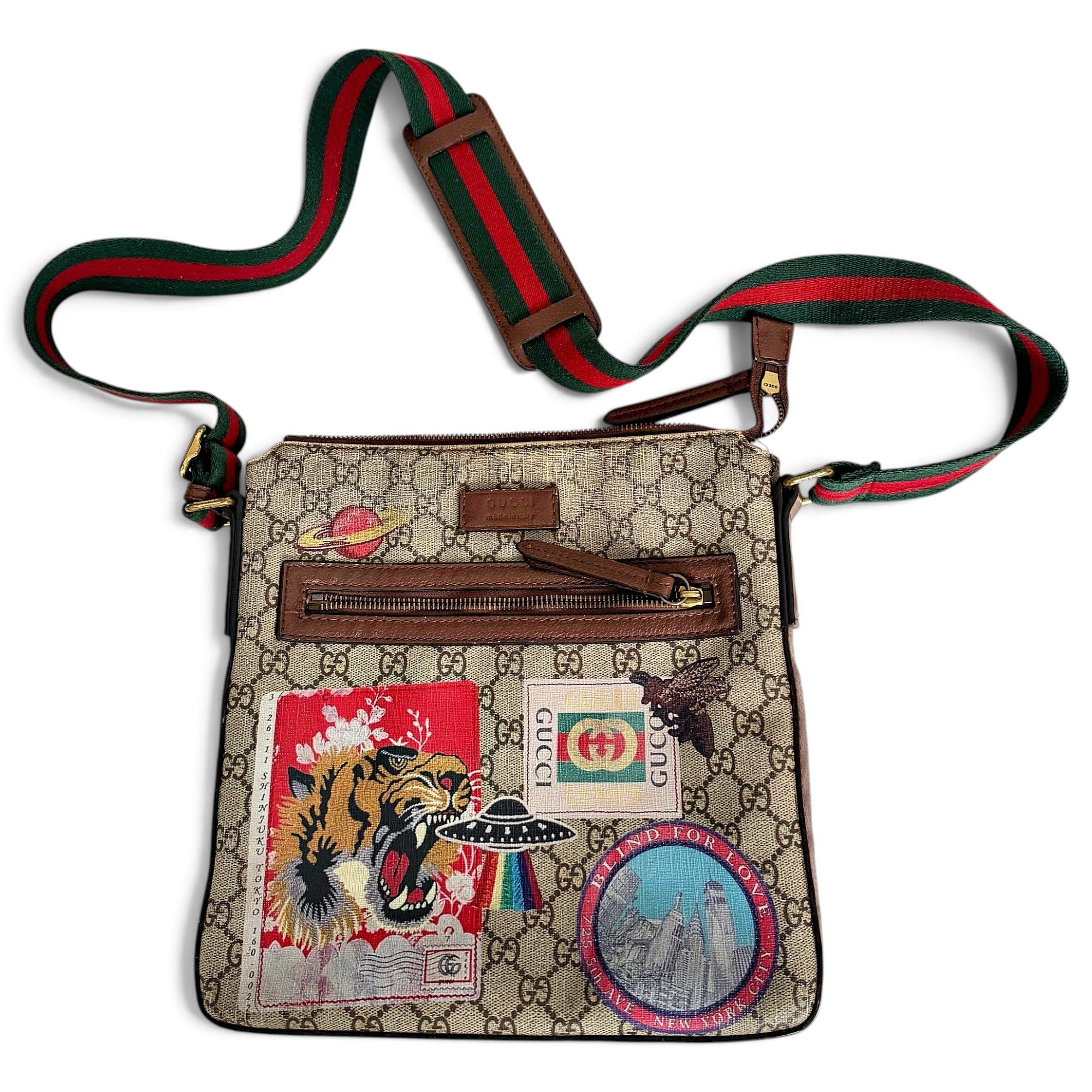 Leather crossbody bag