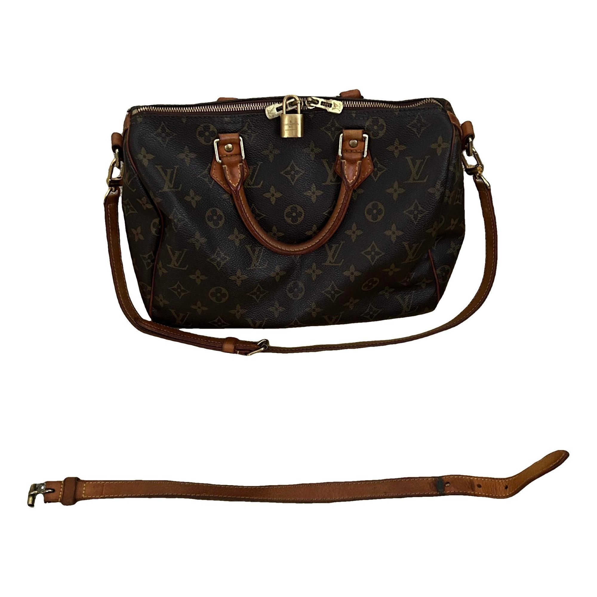 Speedy Bandoulière leather handbag