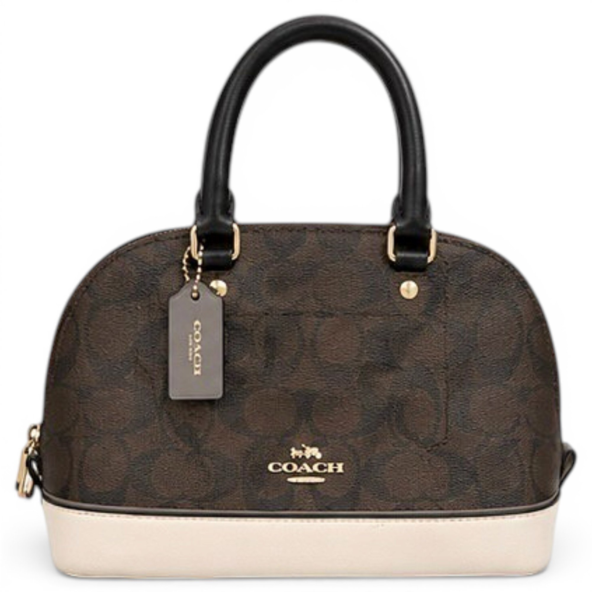 Cartable mini sierra leather handbag