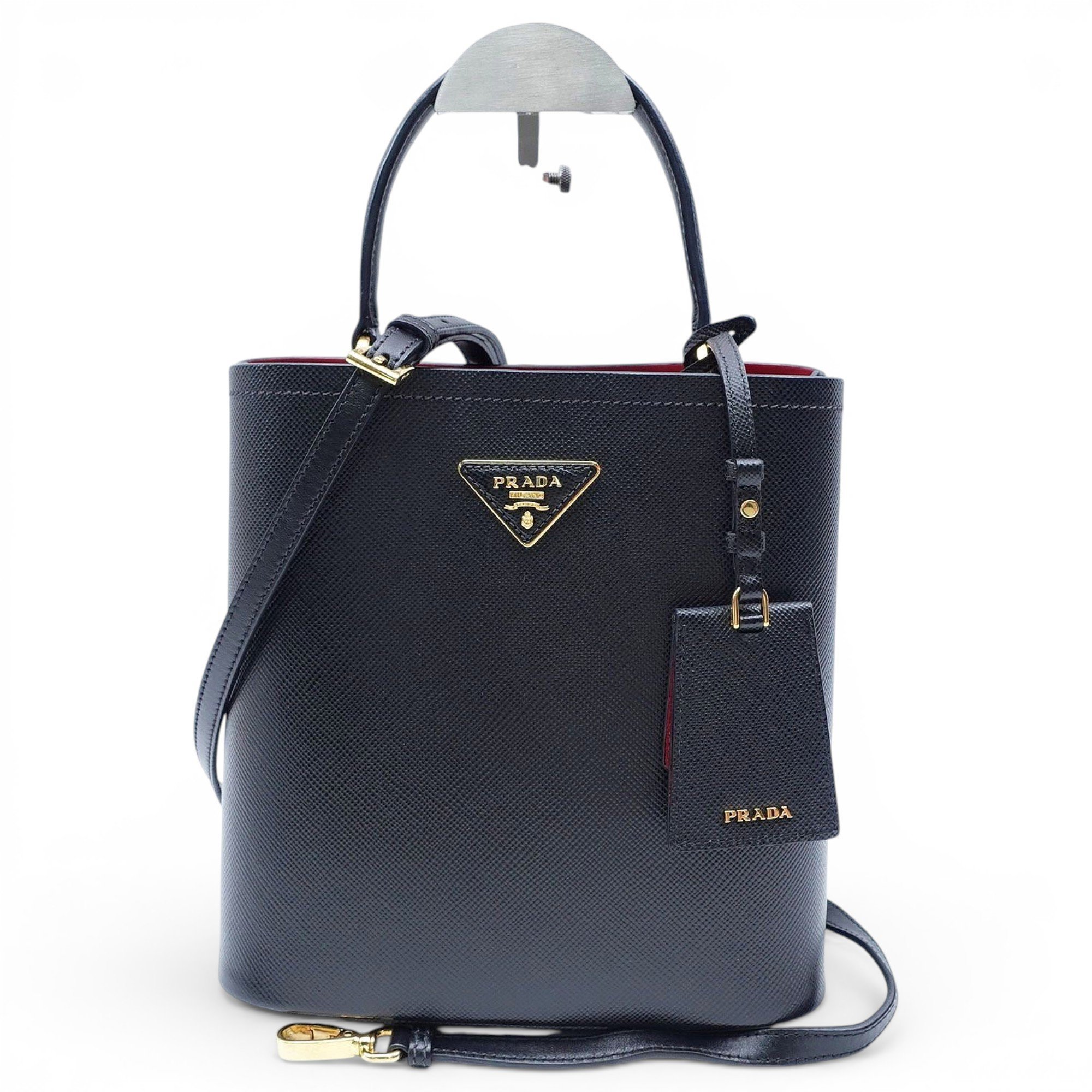 Panier leather handbag