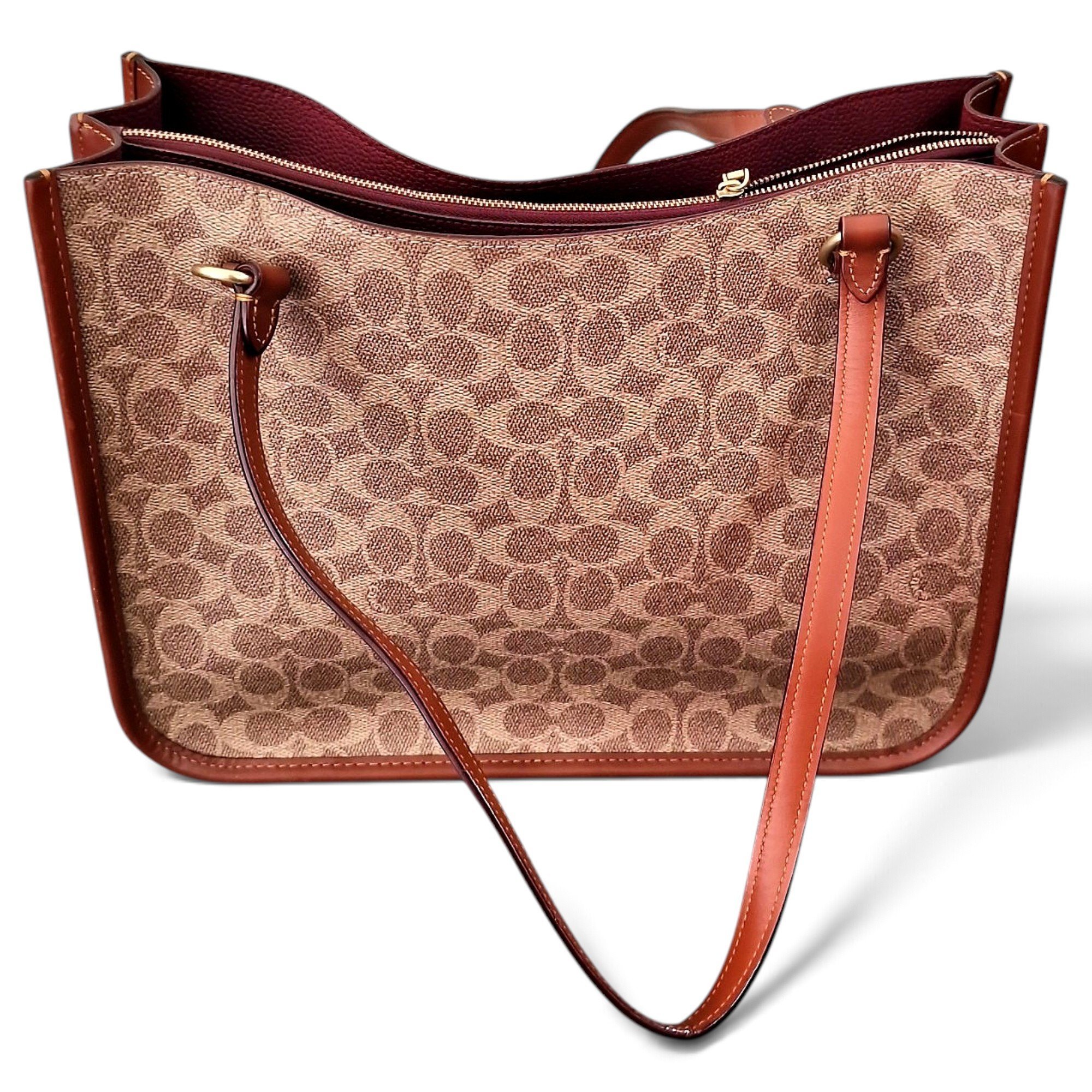 Coach CITY ZIP TOTE leather handbag