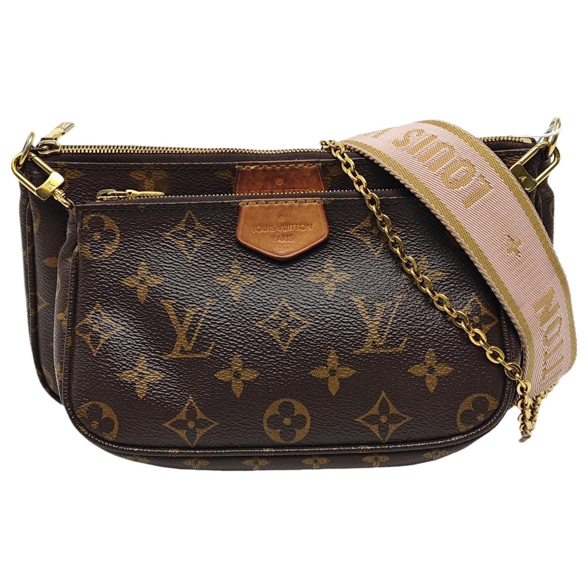 Maxi Multi Pochette Accessoires leather crossbody bag
