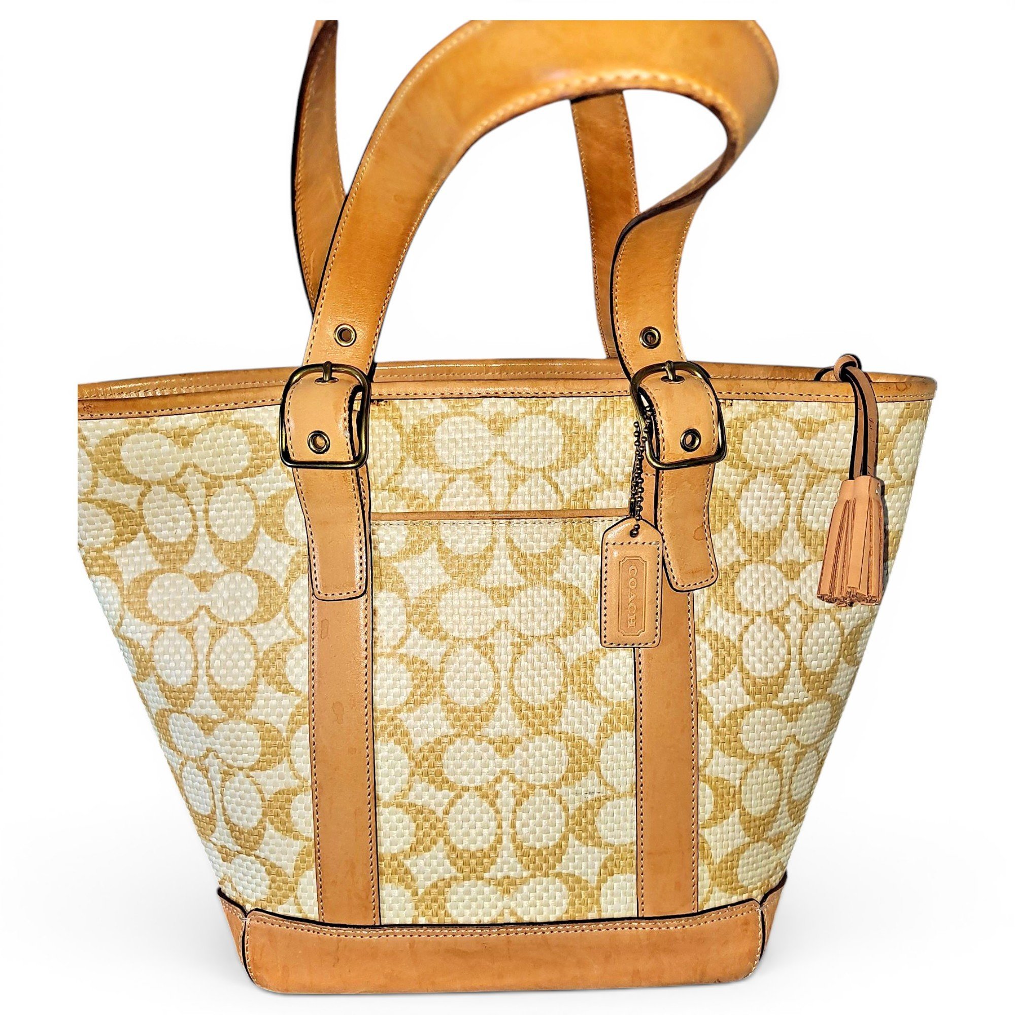 Leather tote