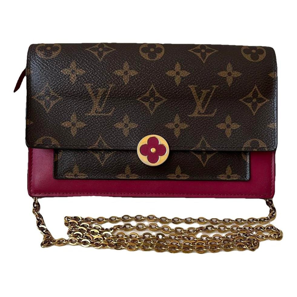 Flore chain cloth crossbody bag