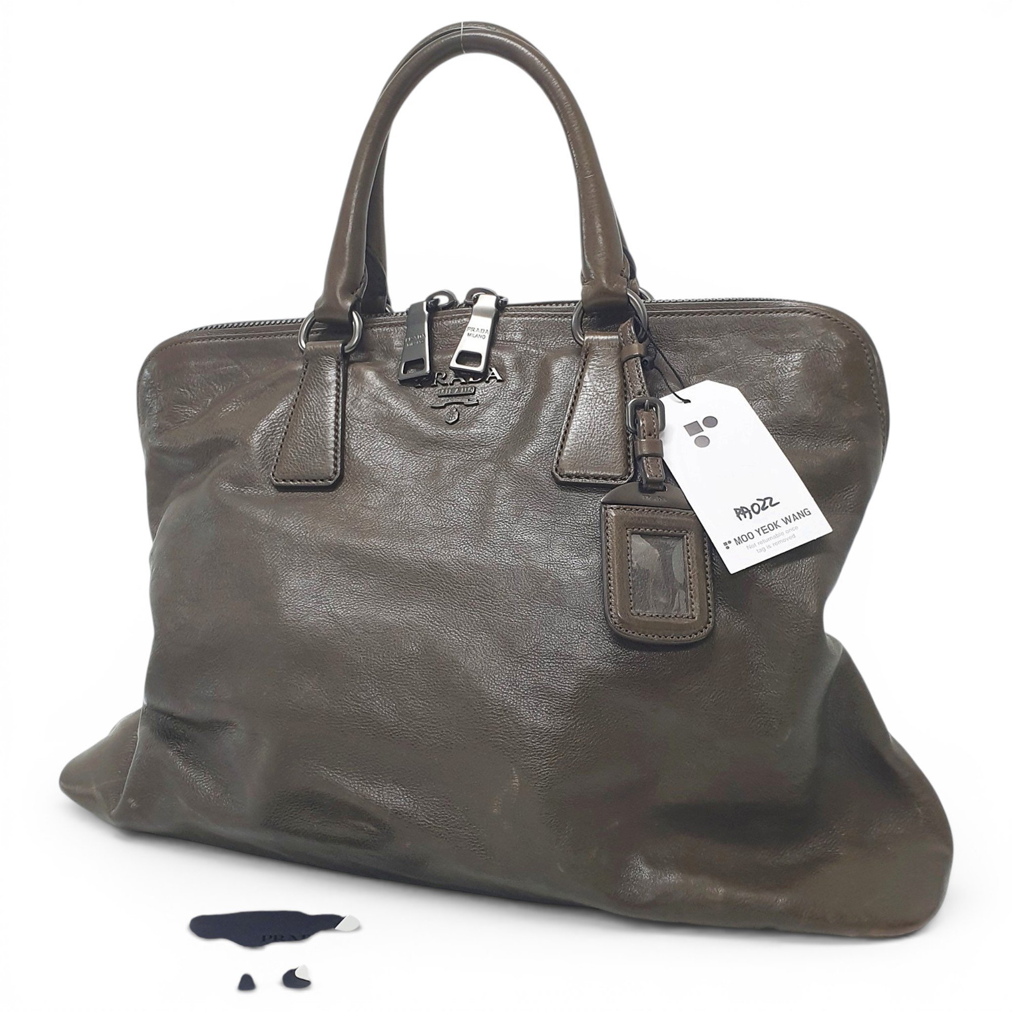 Leather handbag