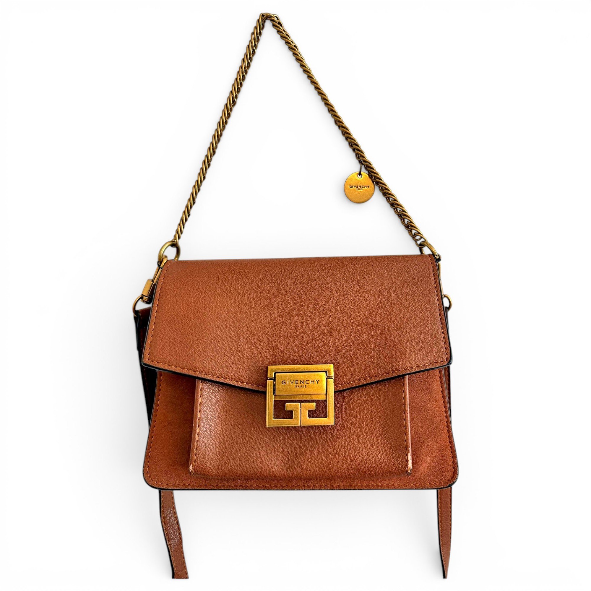 GV3 leather crossbody bag