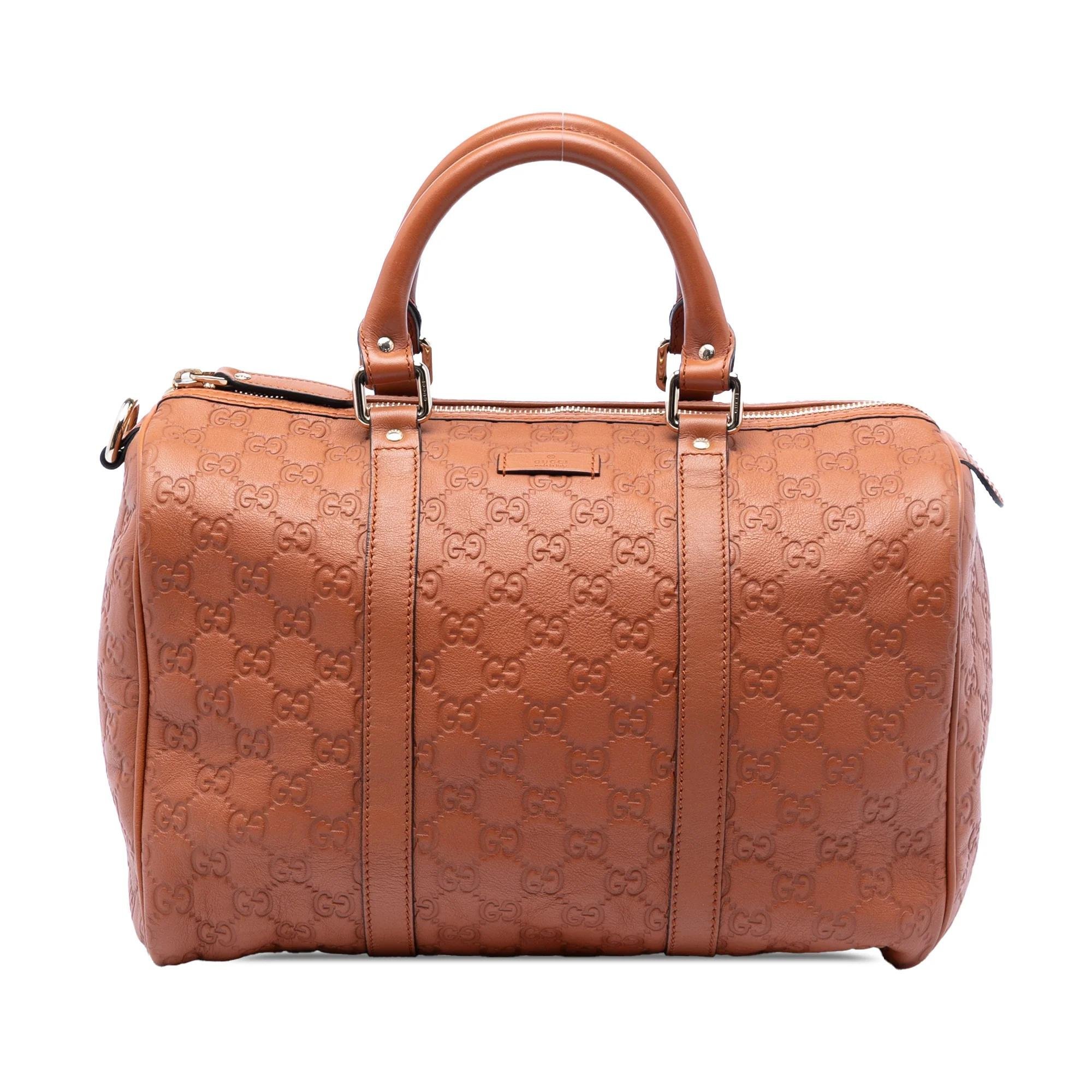 Boston leather bag