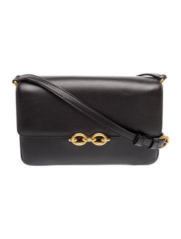 Saint Laurent Leather Le Maillon Crossbod