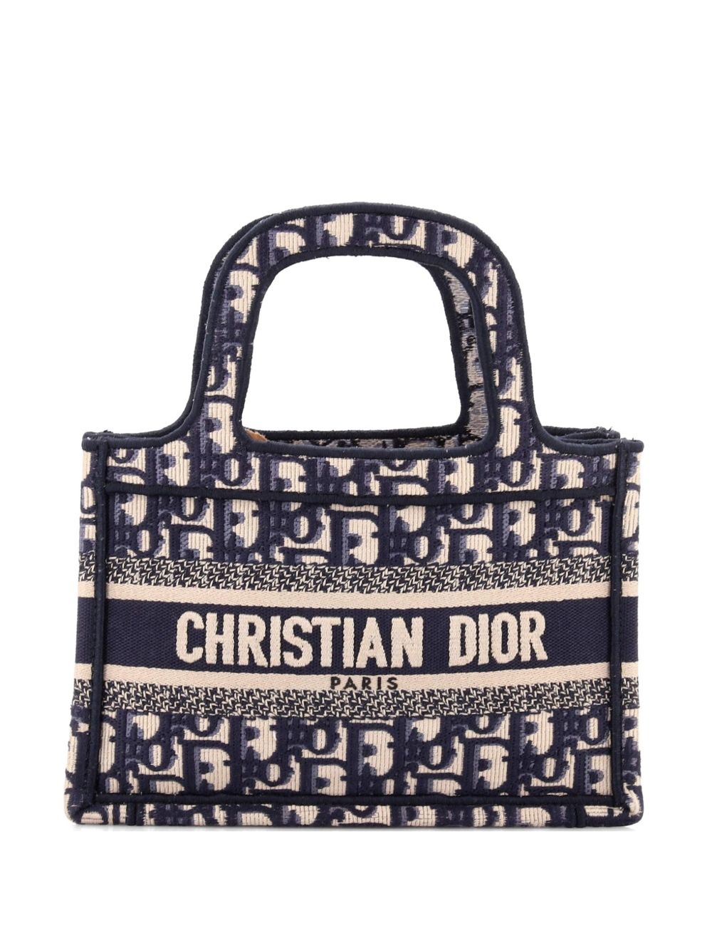Book Oblique Canvas Mini tote bag